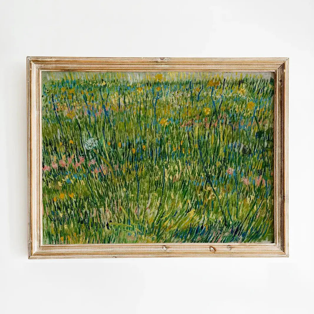 Vincent van Gogh - Patch of grass #61 a beautiful painting reproduction printed by GalleryInk.Art