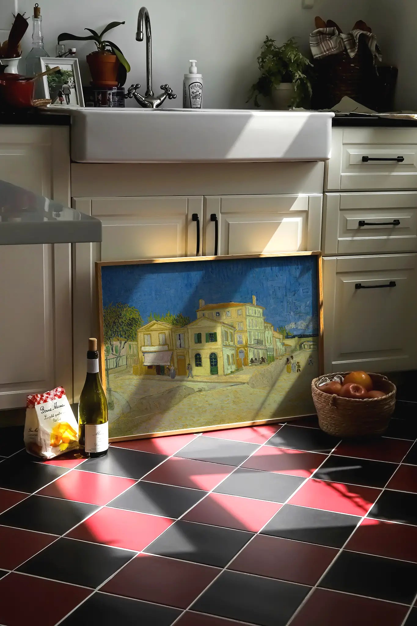 Vincent van Gogh - The yellow house #73 vintage print by GalleryInk.Art