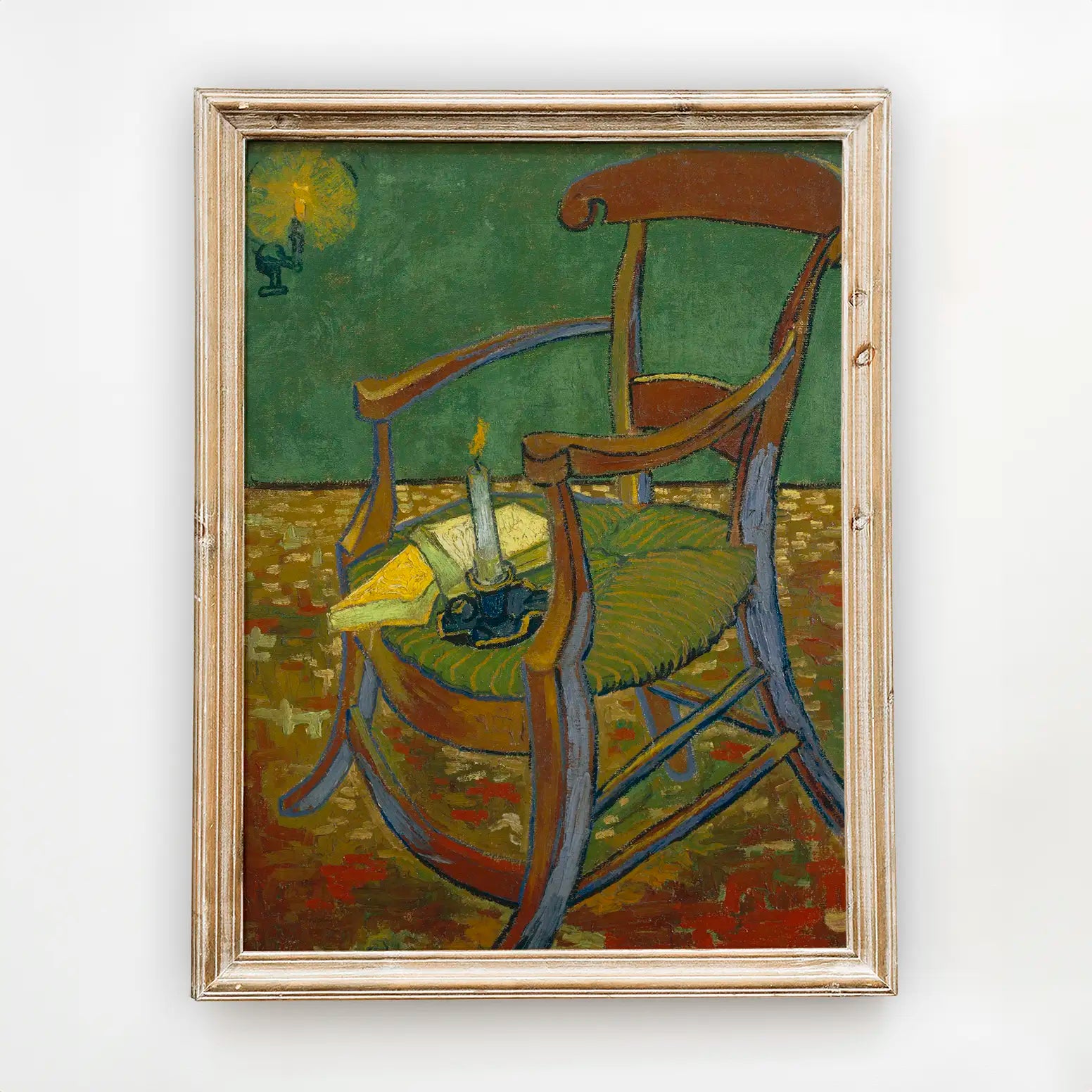 Vincent Van Gogh - Gauguin’s Chair #114 a beautiful painting reproduction by GalleryInk.Art