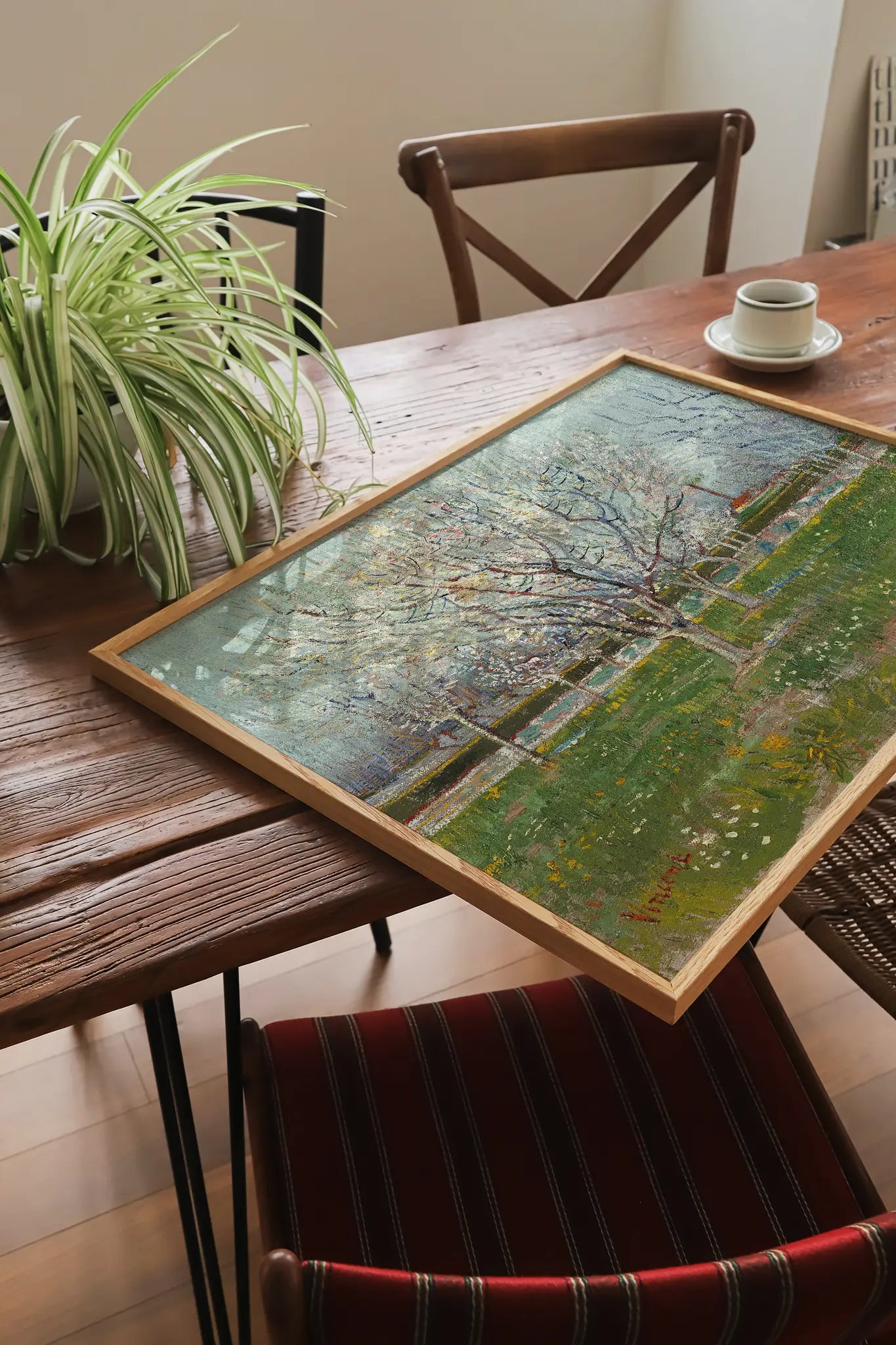 Vincent van Gogh - Orchard in Blossom #60 a beautiful painting reproduction printed by GalleryInk.Art