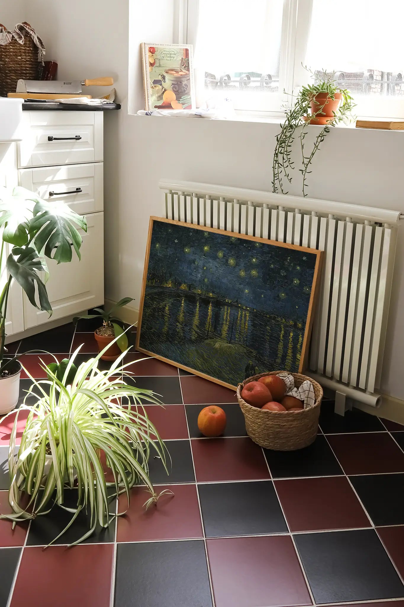 Vincent van Gogh - Starry Night #65 vintage print by GalleryInk.Art