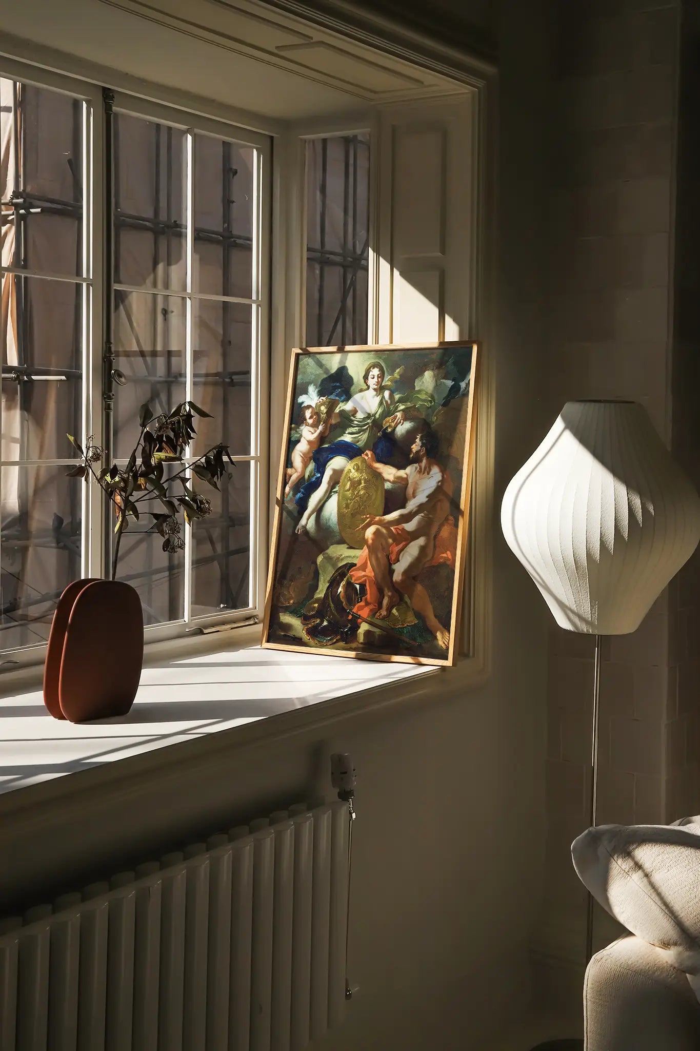 Francesco Solimena - Venus At The Forge of Vulcan #10 beautiful landscape painting reproduction, printed by GalleryInk.Art, a store specializing in mythology wall art prints.