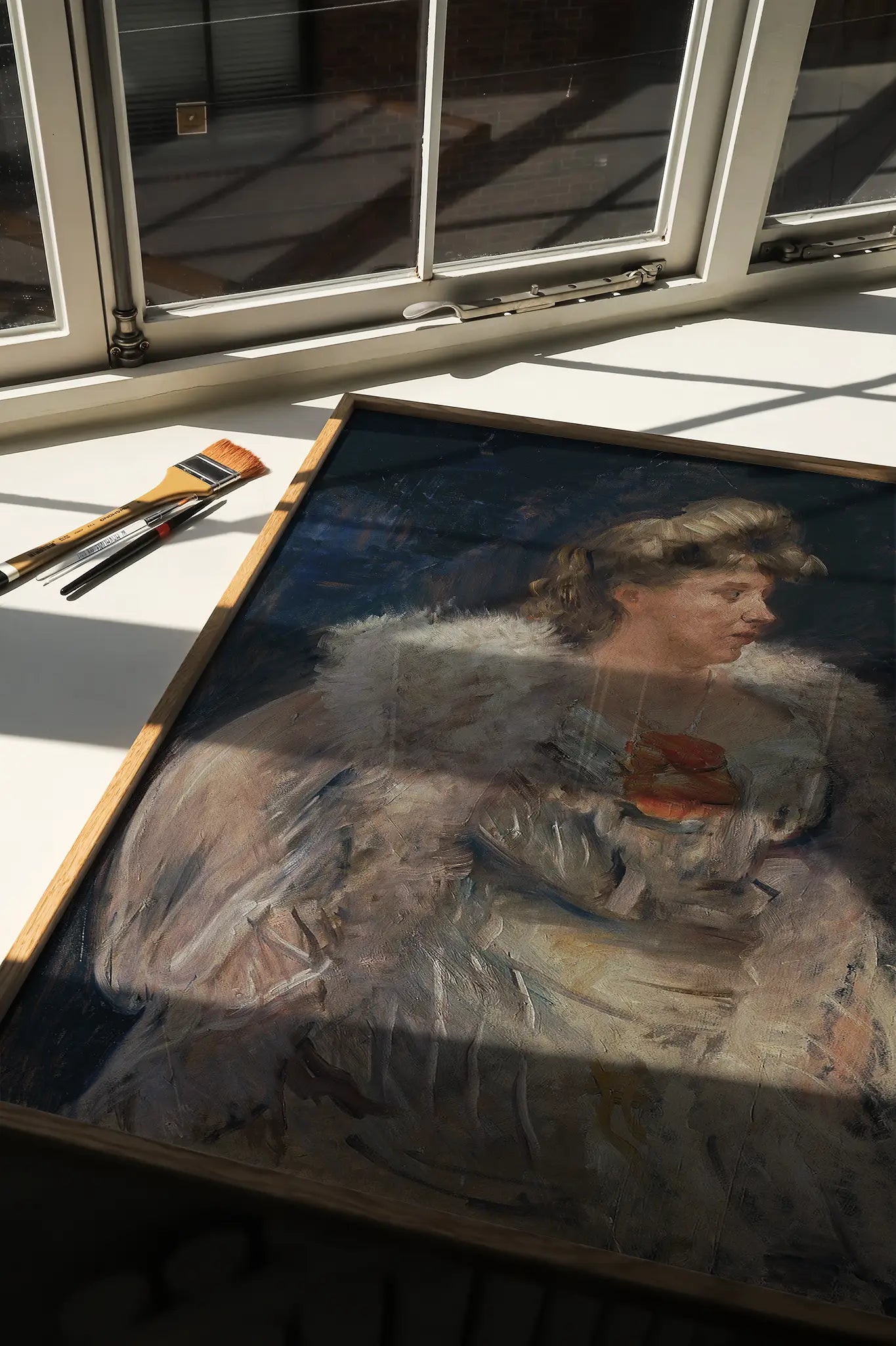 Lovis Corinth - The singer Frieda Halbe #74 poster print