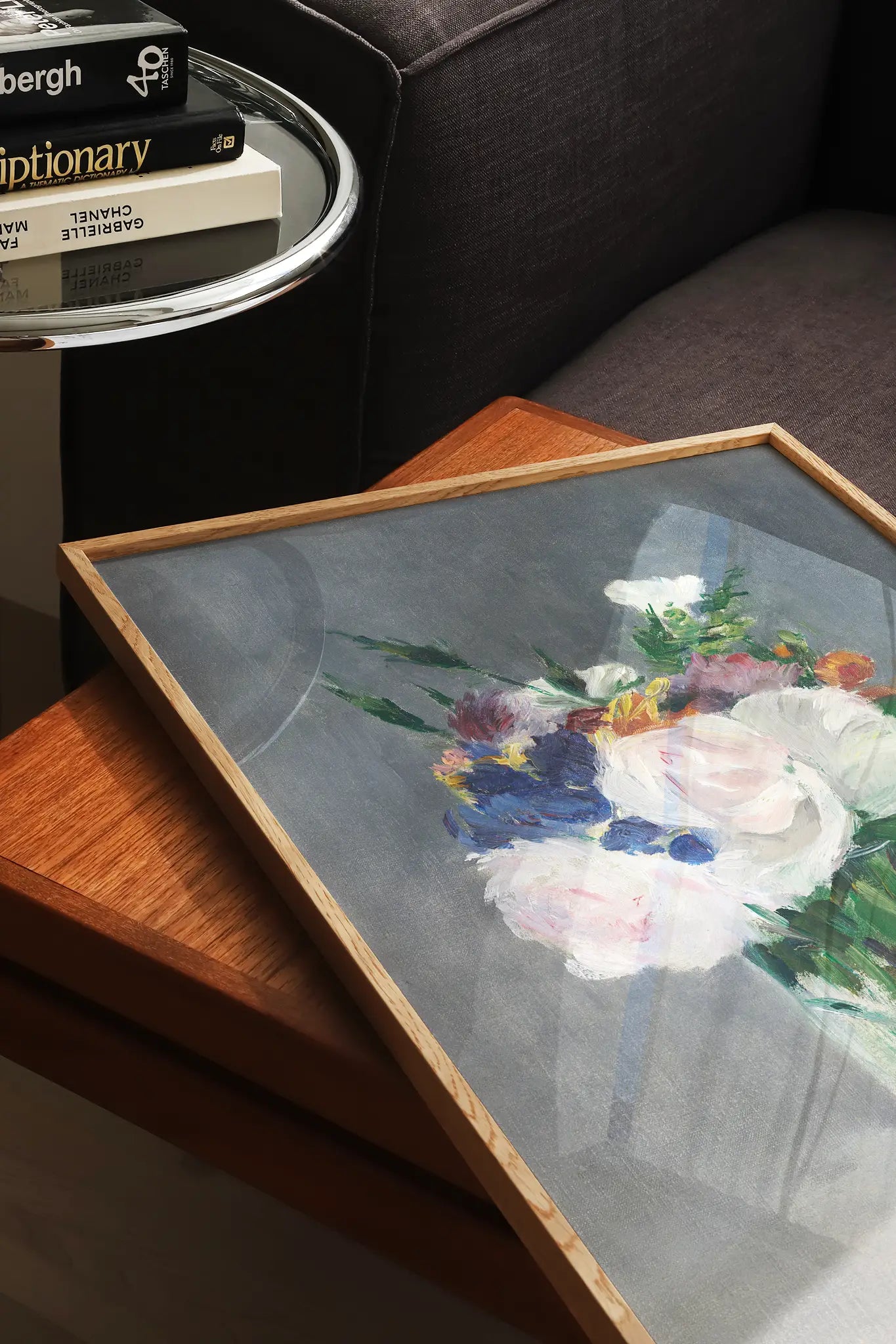Edouard Manet - Flowers in a Crystal Vase #39 a beautiful painting reproduction printed by GalleryInk.Art, a store providing still life wall art prints