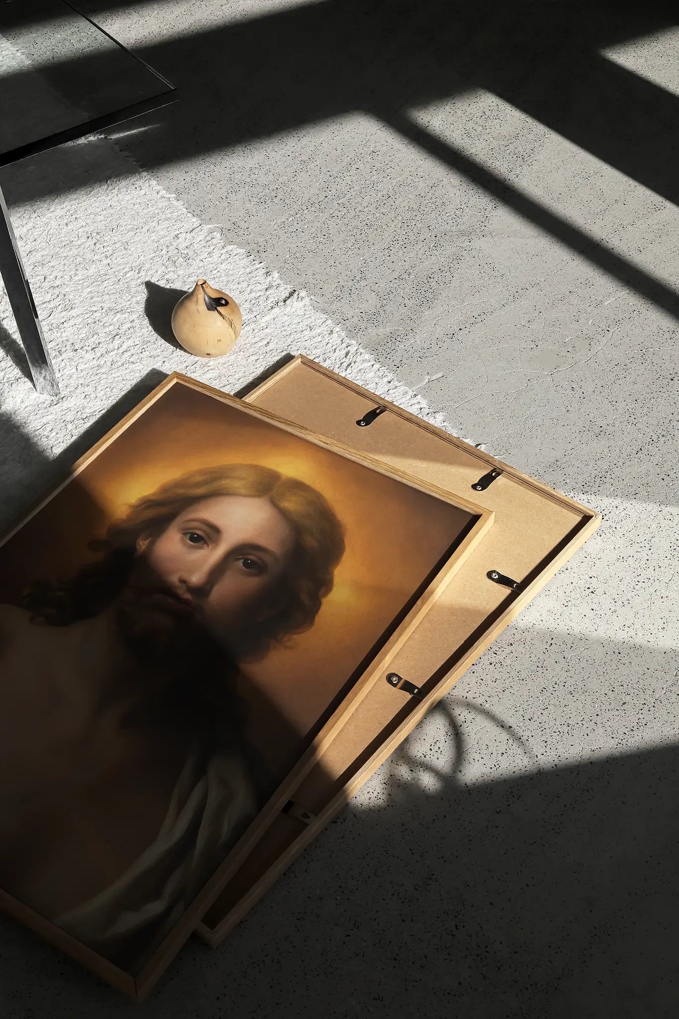 Anton Raphael Mengs - Salvator Mundi #11 a beautiful painting reproduction printed by GalleryInk.Art, a store providing religious wall art prints