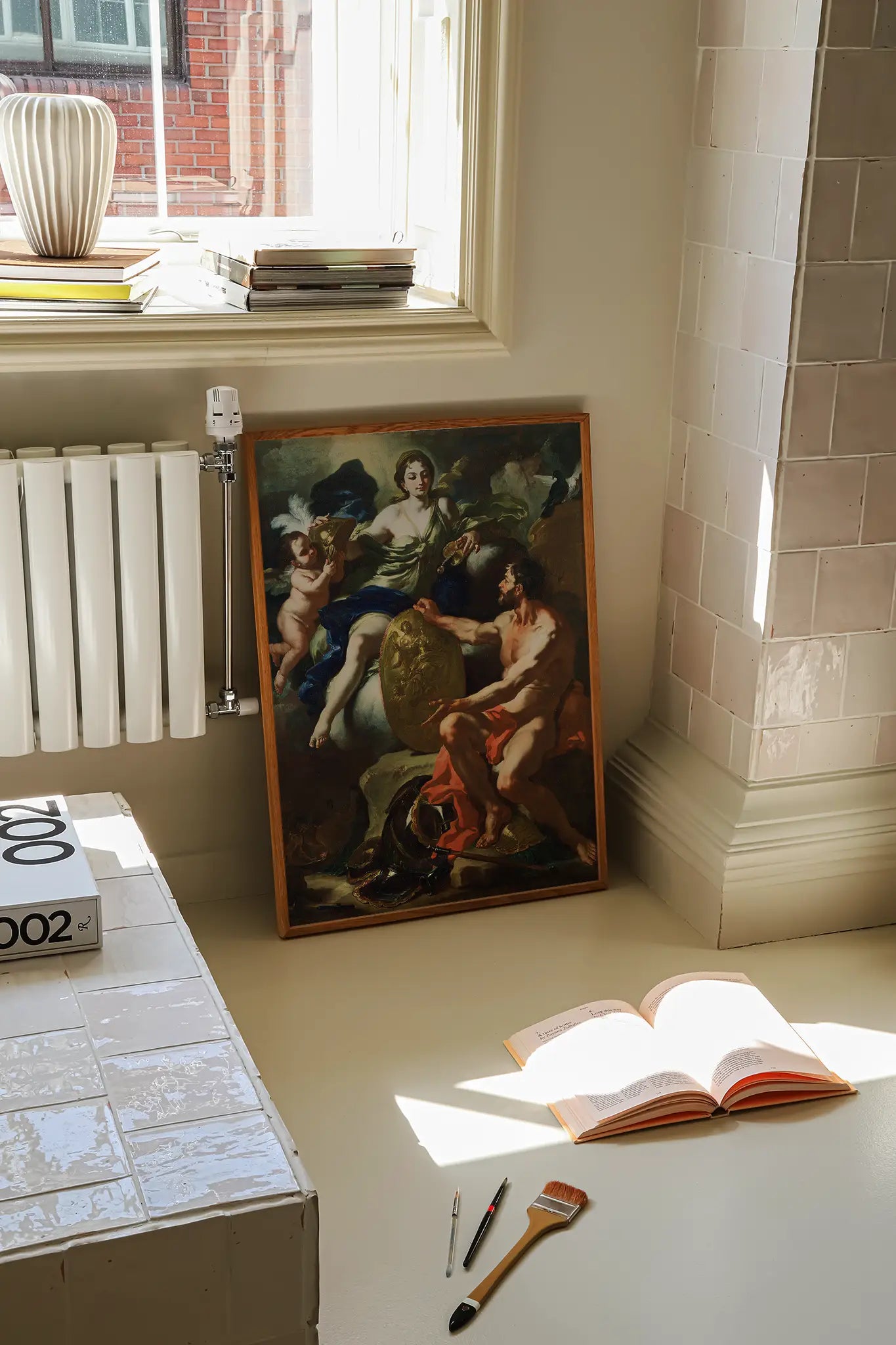 Francesco Solimena - Venus At The Forge of Vulcan #10 beautiful landscape painting reproduction, printed by GalleryInk.Art, a store specializing in mythology wall art prints.