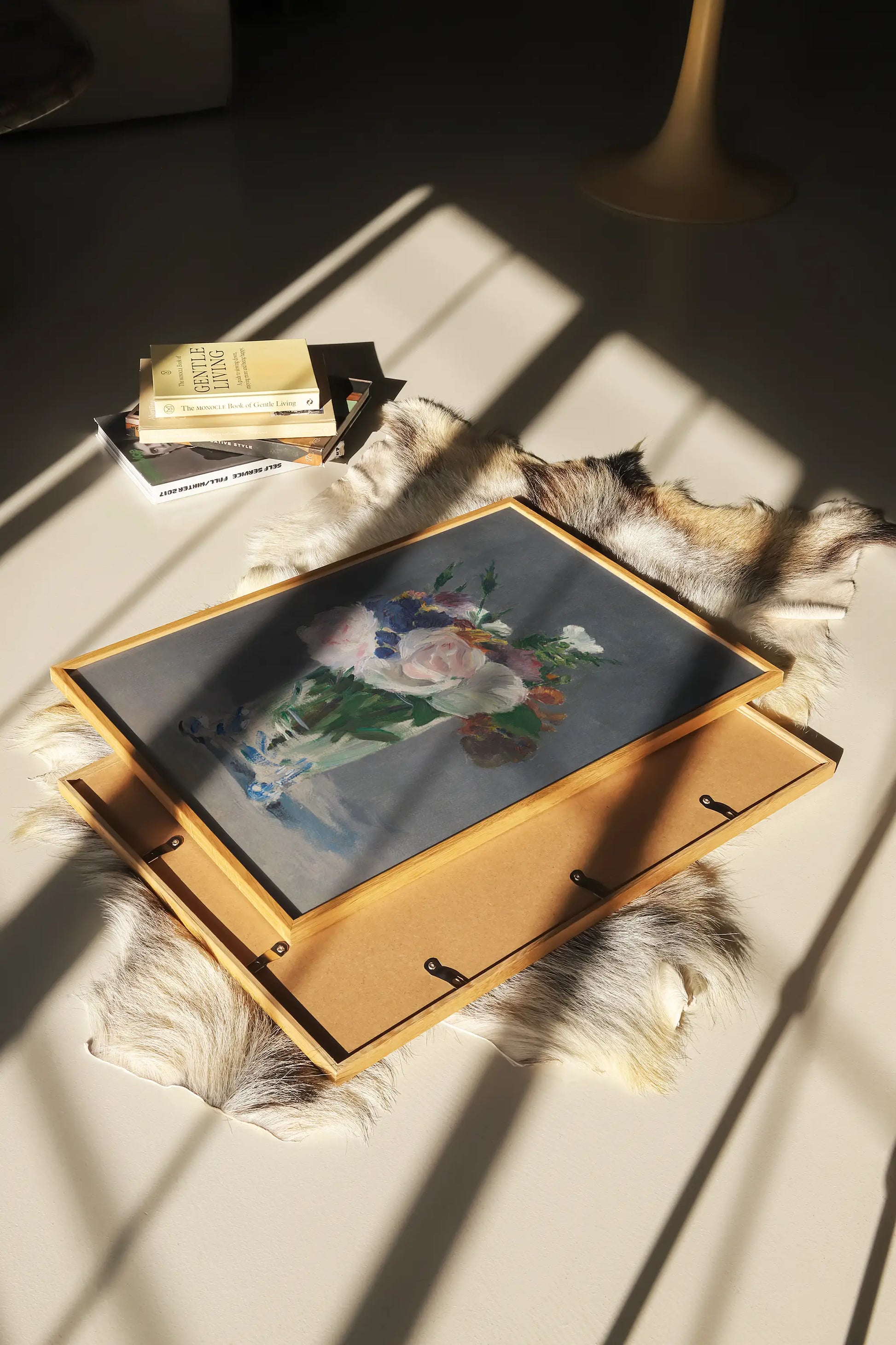 Edouard Manet - Flowers in a Crystal Vase #39 a beautiful painting reproduction printed by GalleryInk.Art, a store providing still life wall art prints