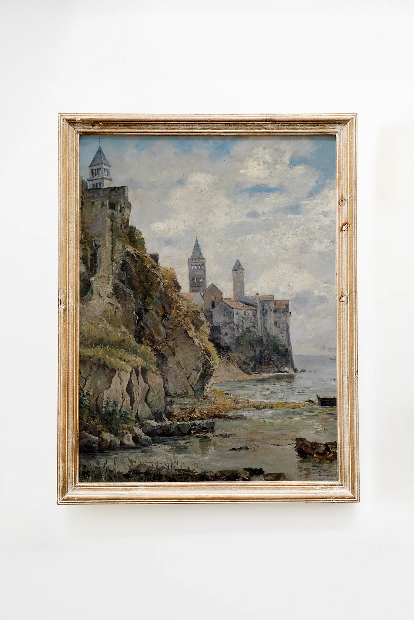 Marie Egner - Motiv von der Insel Rab #152 a beautiful landscape painting reproduction printed by GalleryInk.Art, a store providing landscape wall art prints