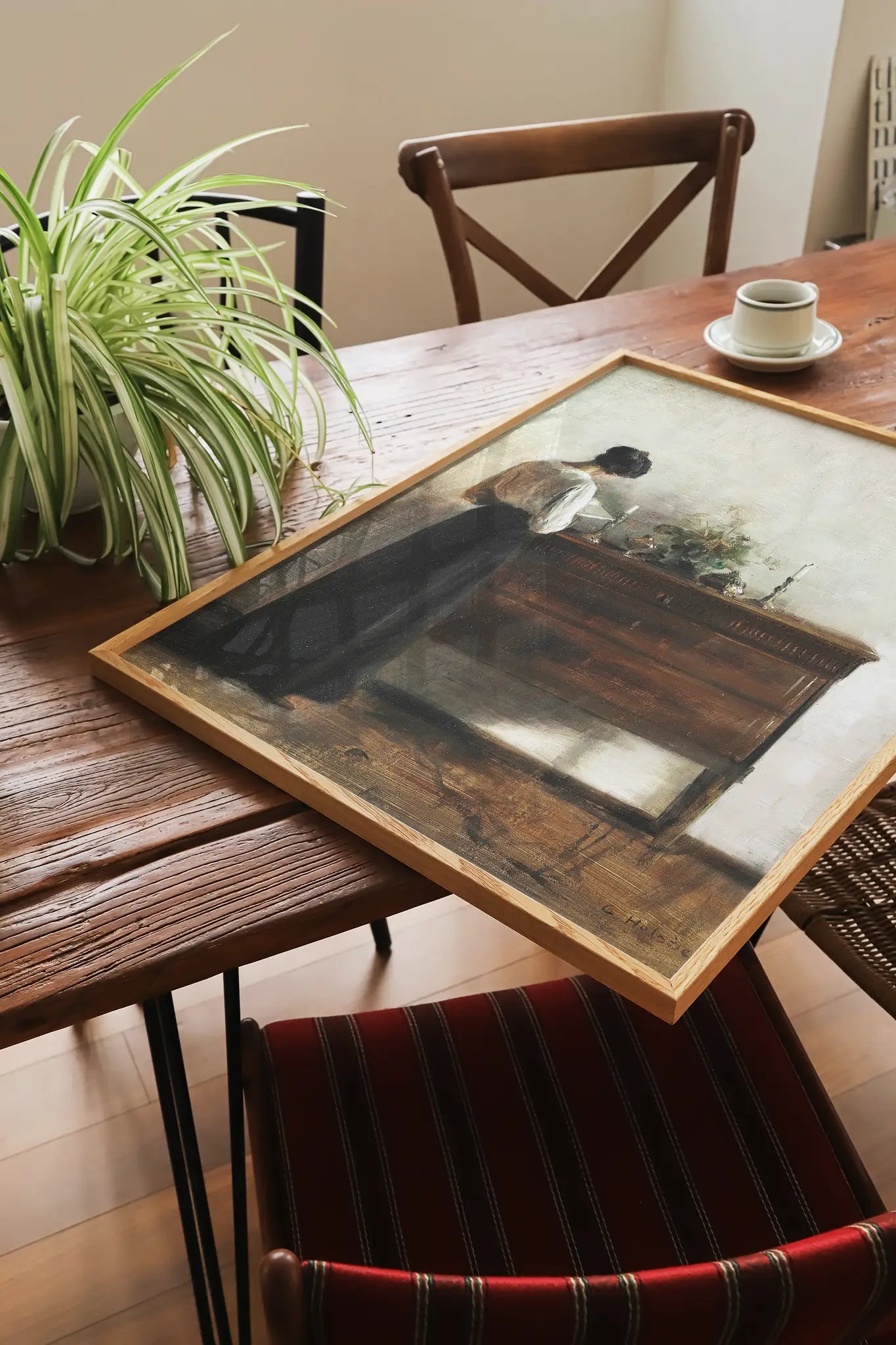 Carl Holsoe - Interior With the Artist's Wife #5 poster print