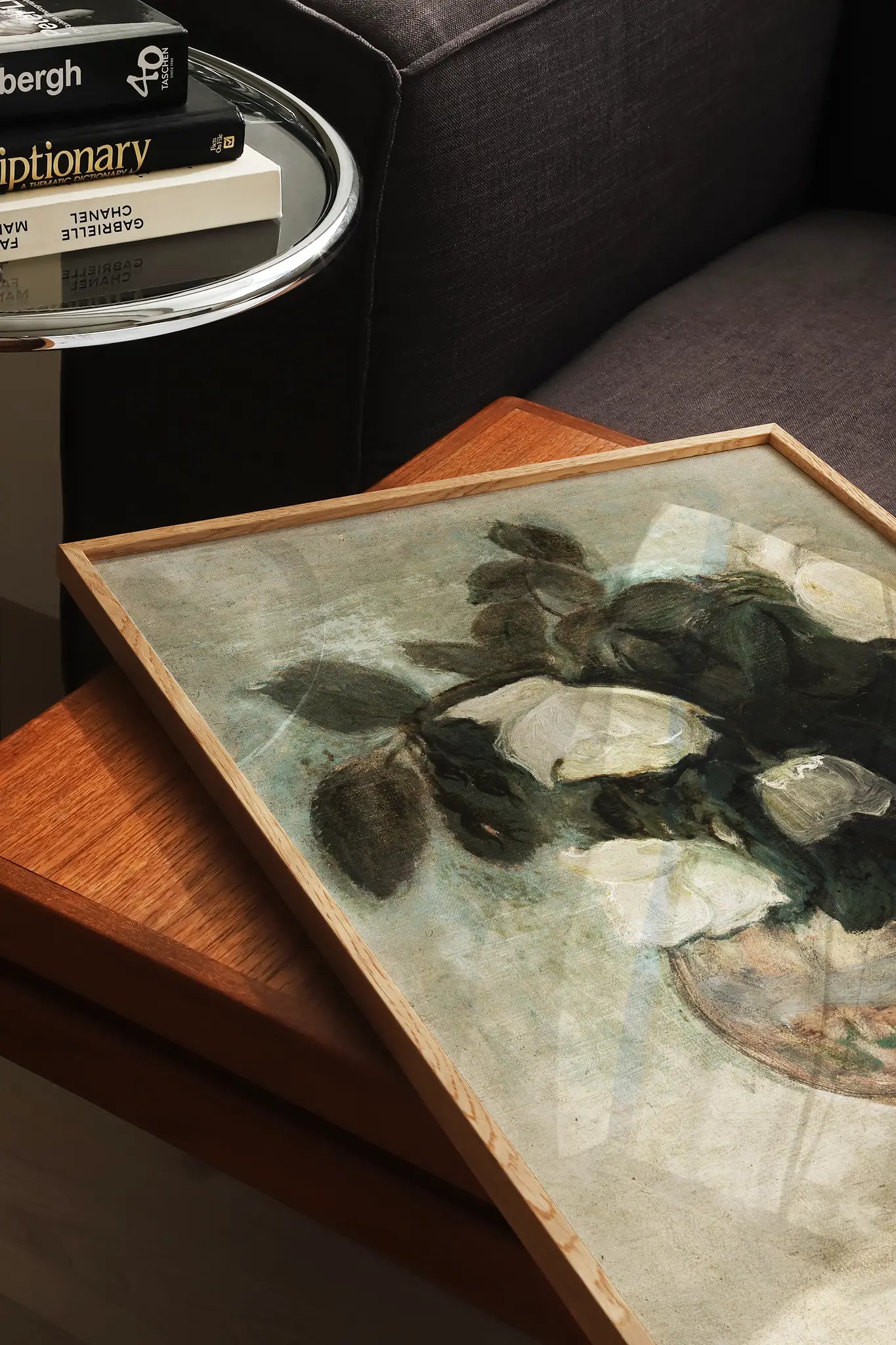 Tadeusz Makowski - Białe róże #29 a beautiful painting reproduction printed by GalleryInk.Art, a store providing still life wall art prints