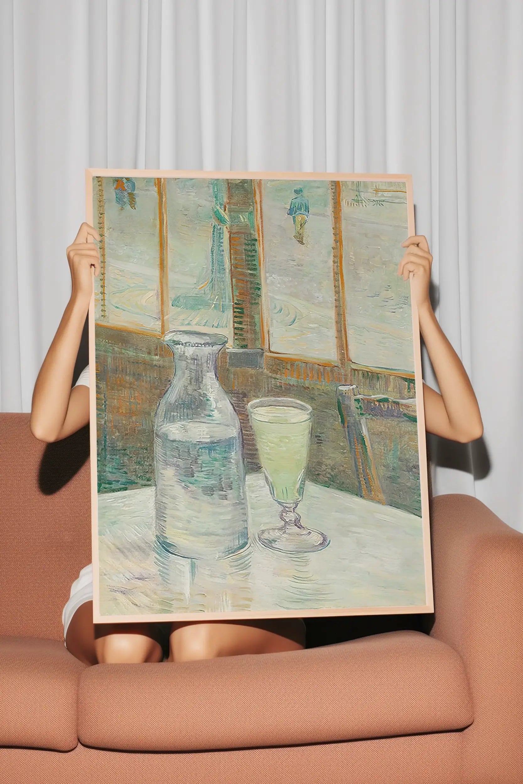 Vincent Van Gogh - Cafe Table With Absinthe #223 a beautiful painting reproduction by GalleryInk.Art