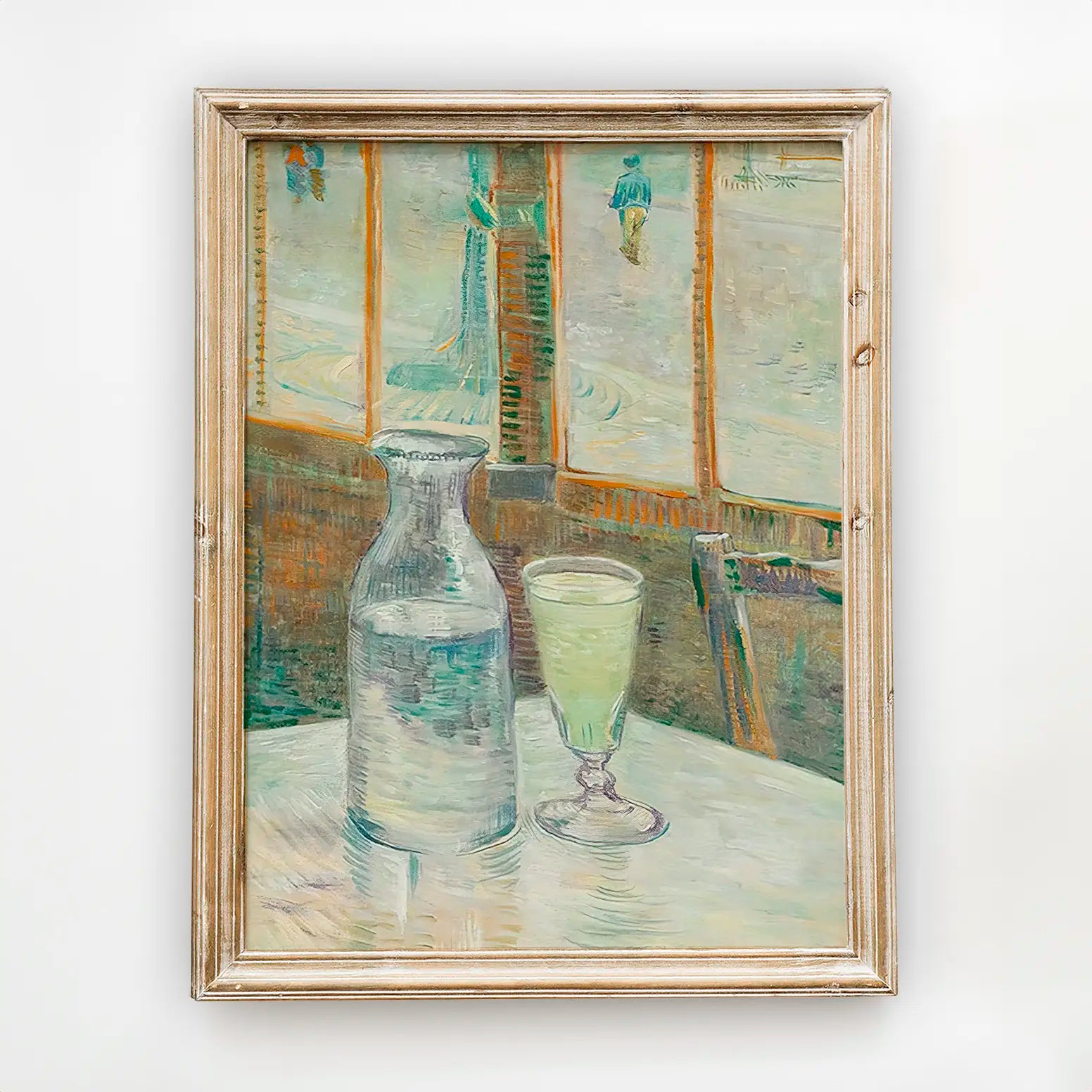 Vincent Van Gogh - Cafe Table With Absinthe #223 a beautiful painting reproduction by GalleryInk.Art