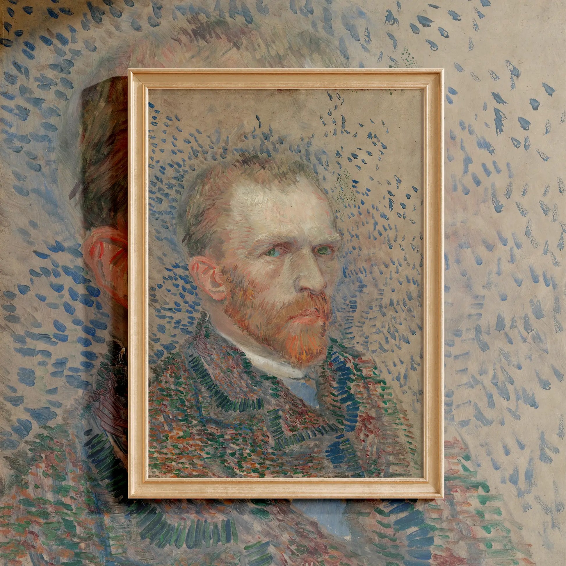 Vincent Van Gogh - Self-portrait #189 a beautiful painting reproduction by GalleryInk.Art