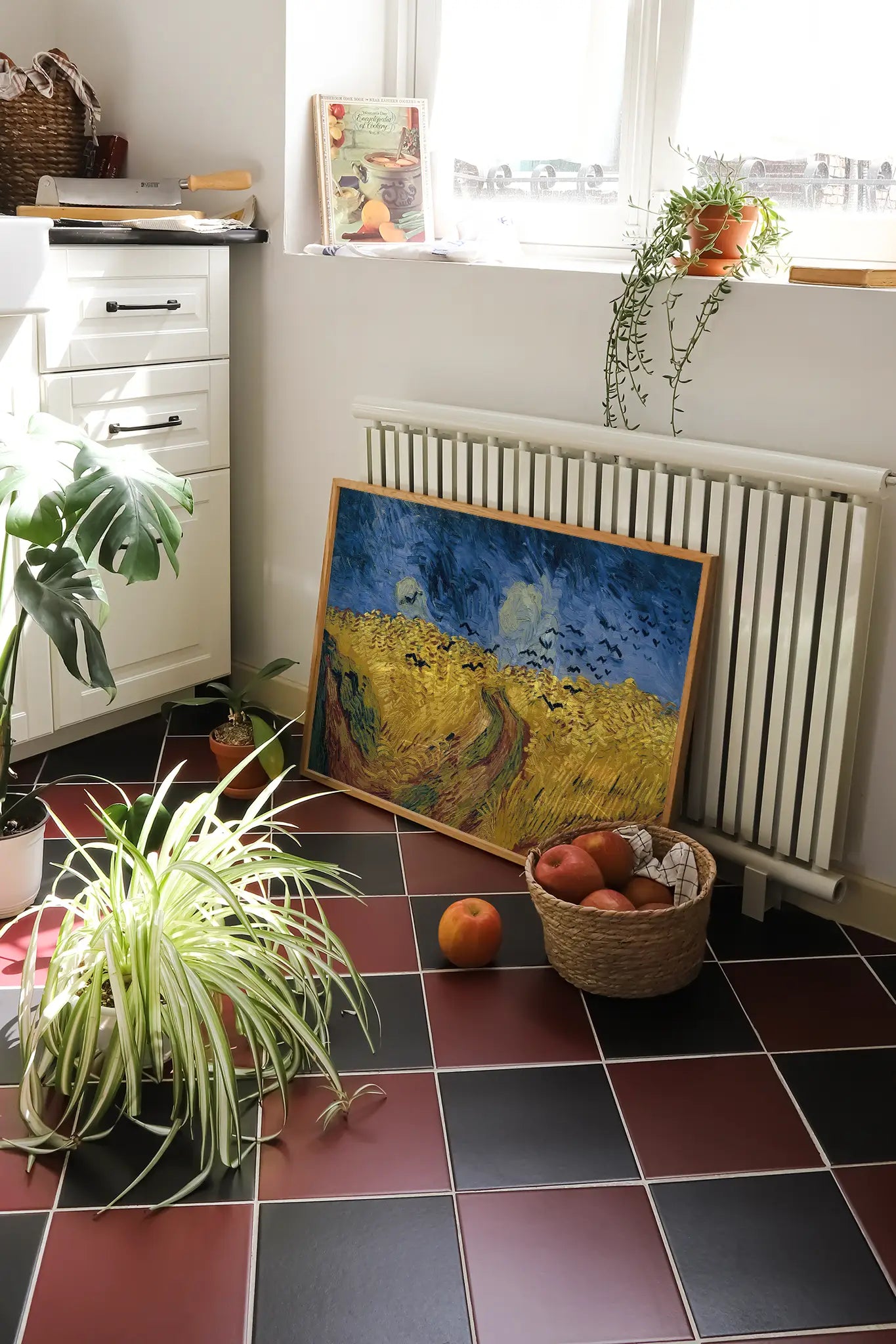 Vincent van Gogh - Wheatfield with Crows #120 vintage print by GalleryInk.Art