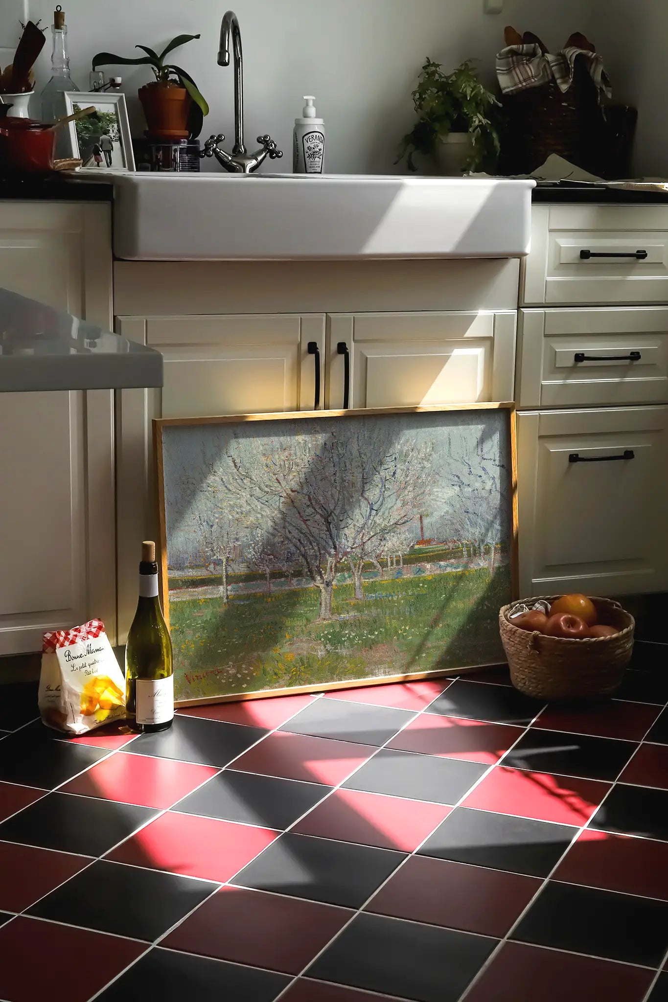 Vincent van Gogh - Orchard in Blossom #60 a beautiful painting reproduction printed by GalleryInk.Art