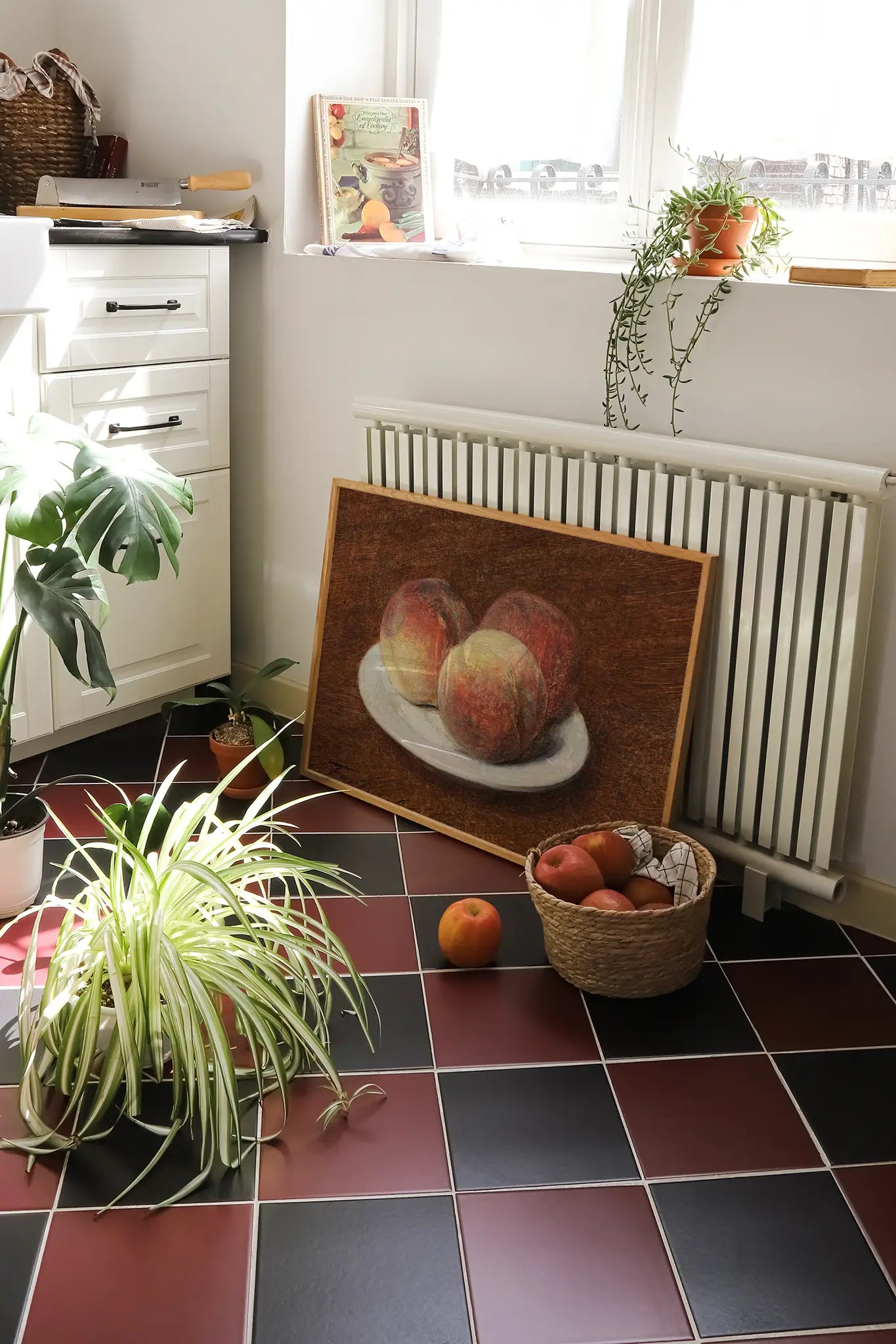 Henri Fantin-Latour - Three Peaches on a Plate #61 a beautiful winter painting reproduction printed by GalleryInk.Art