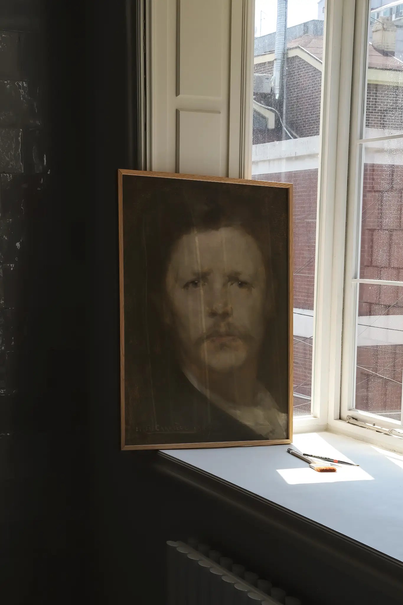 Eugene Carriere - Self-portrait #1 carriere a beautiful painting reproduction by GalleryInk.Art