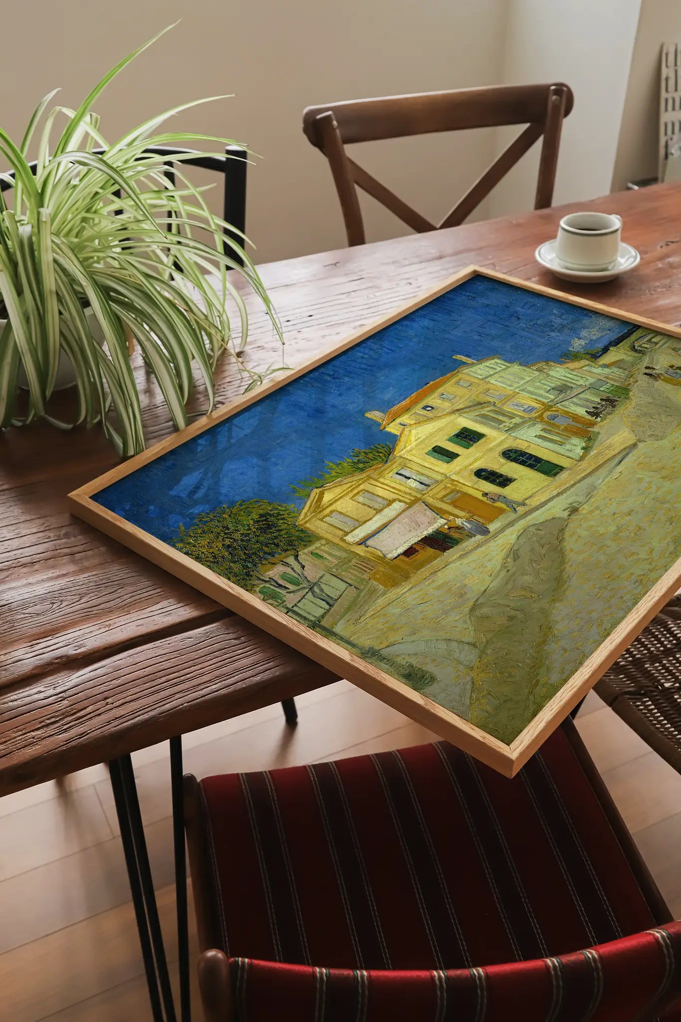Vincent van Gogh - The yellow house #73 vintage print by GalleryInk.Art