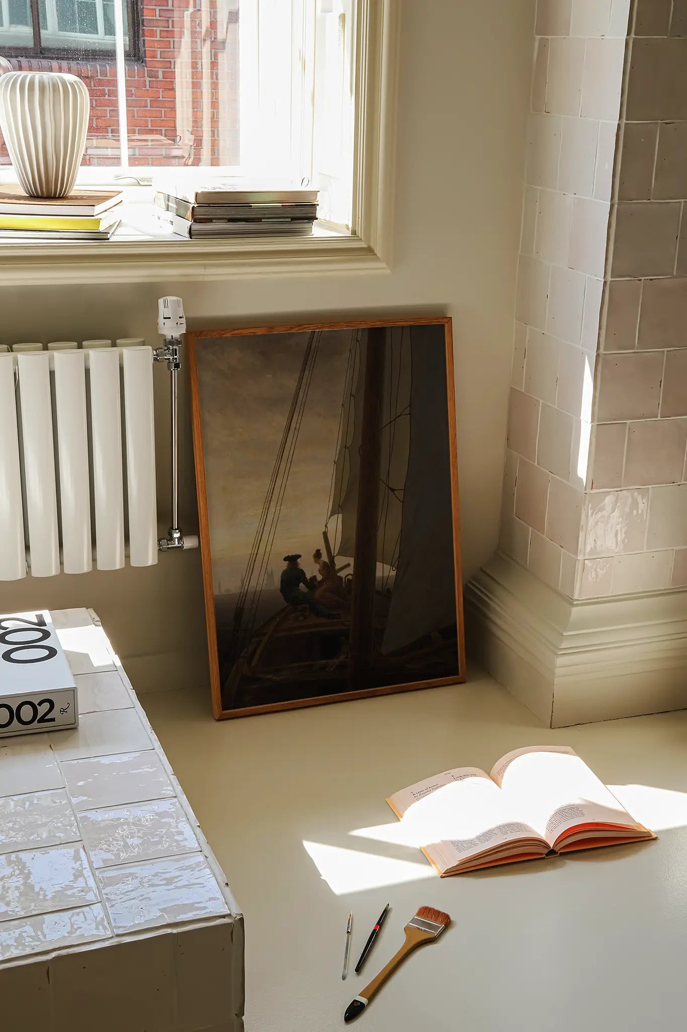 Caspar David Friedrich - On the Sailing Boat #44 poster print