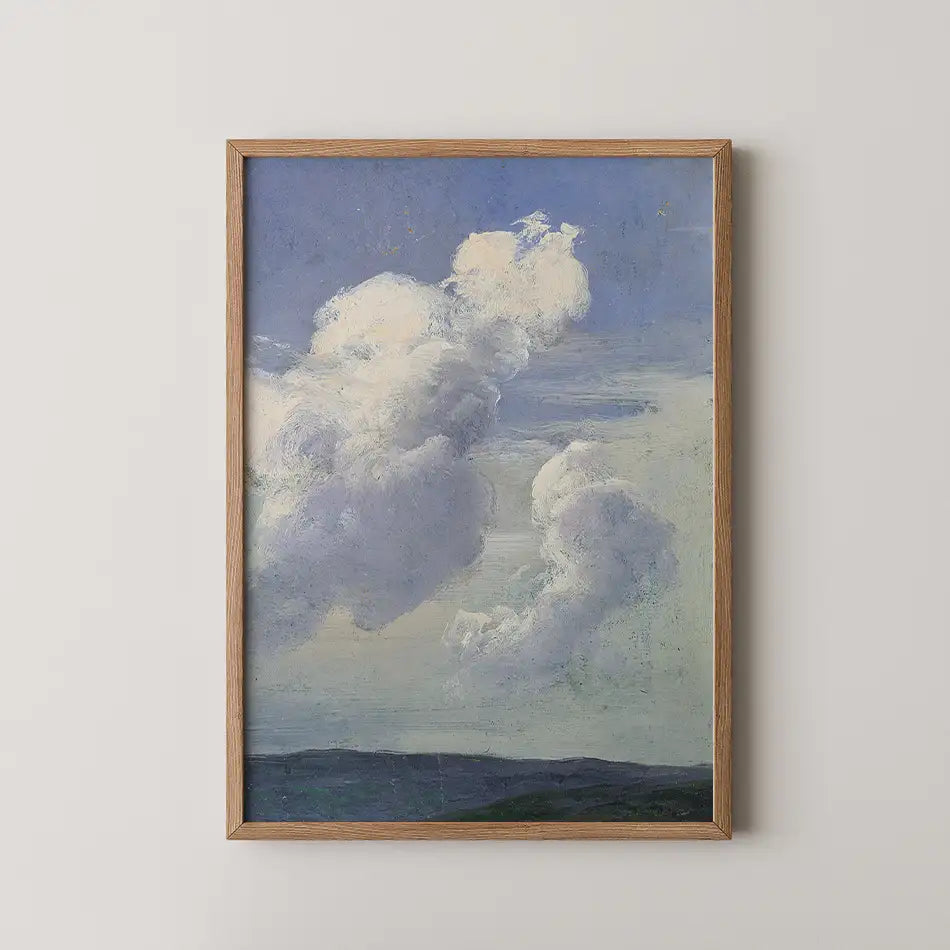 Skyer Studie by Johan Christian Claussen Dahl - Fine Art Print