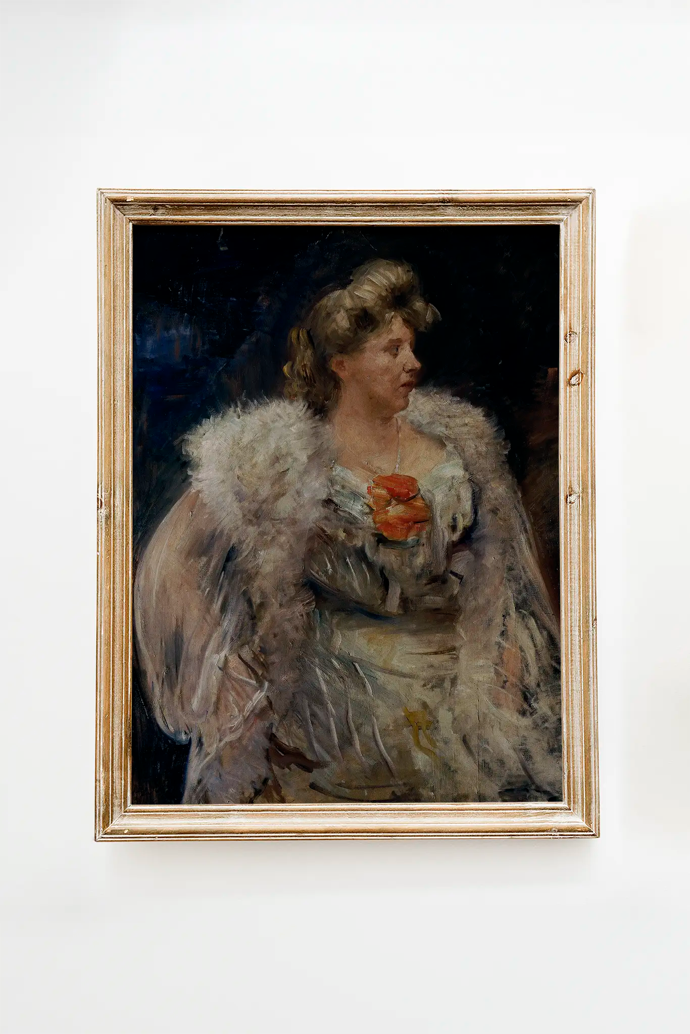 Lovis Corinth - The singer Frieda Halbe #74 poster print