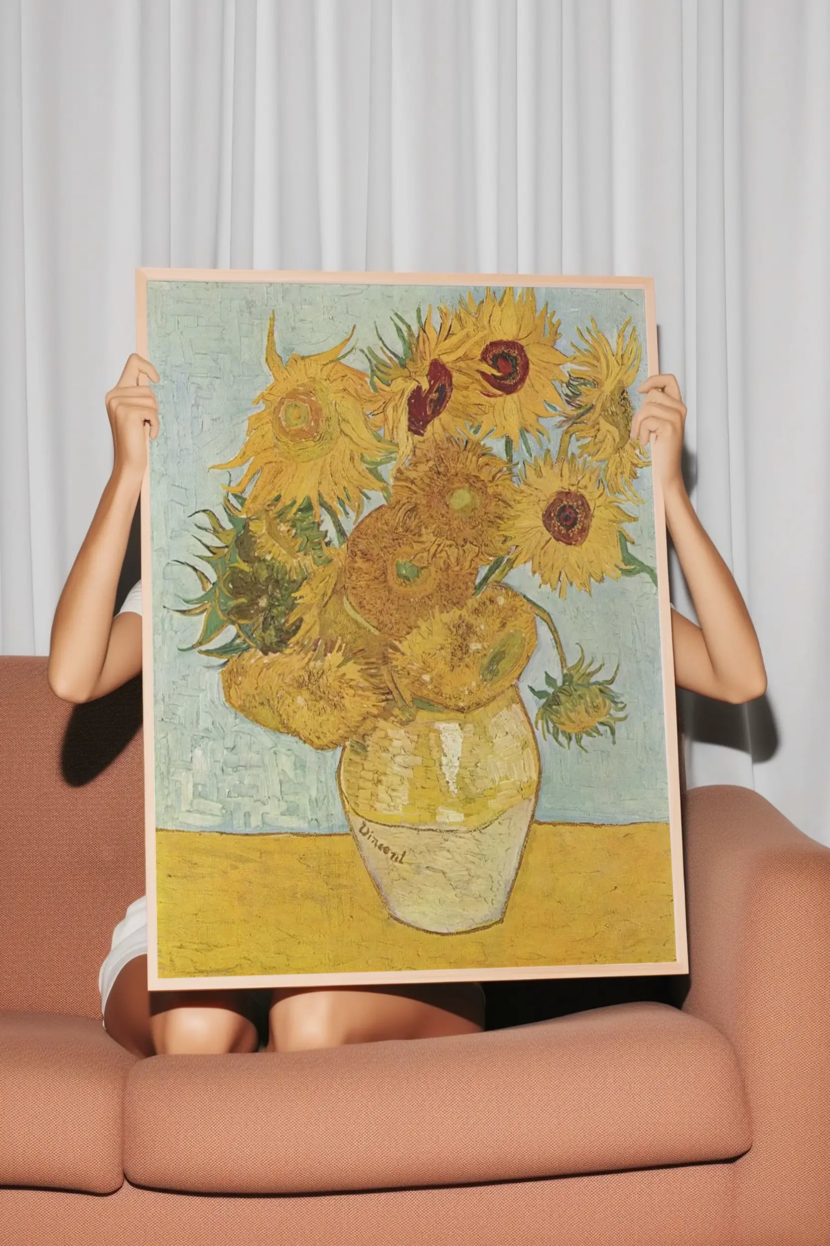Vincent Van Gogh - Sunflowers (1887) #280 a beautiful painting reproduction by GalleryInk.Art