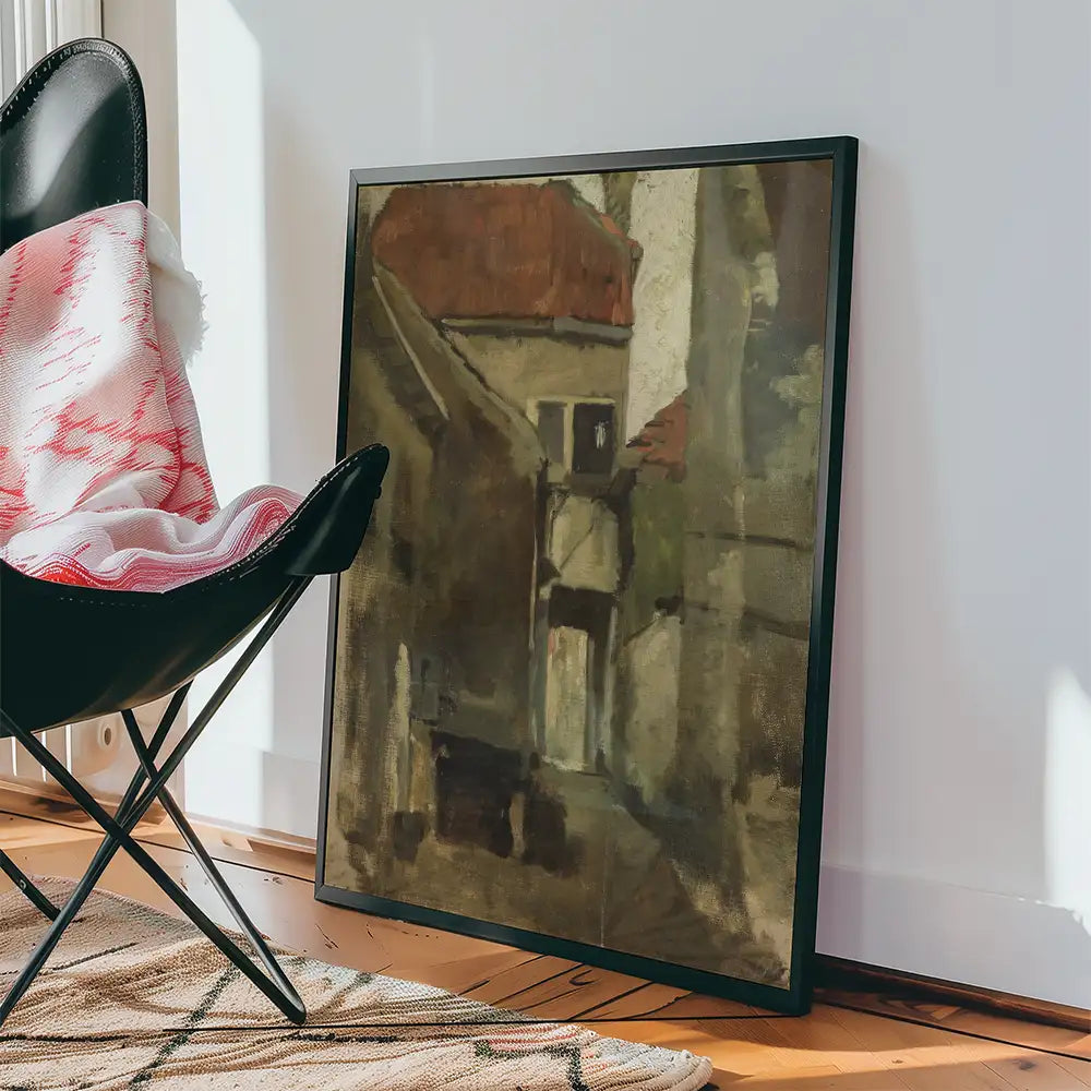 Neighborhood in Rijswijk by George Breitner - Art Print Mockup 3