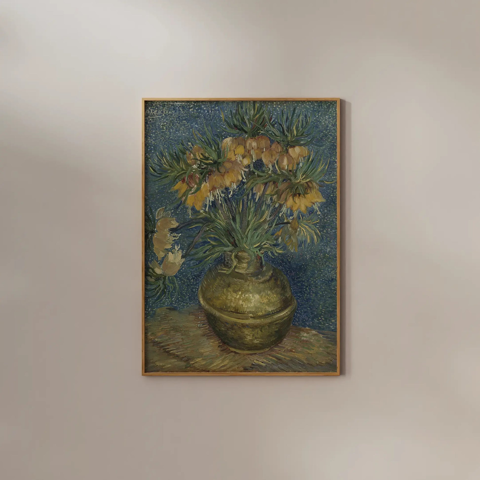 Vincent Van Gogh - Imperial Fritillaries in a Copper Vase #141 a beautiful painting reproduction by GalleryInk.Art