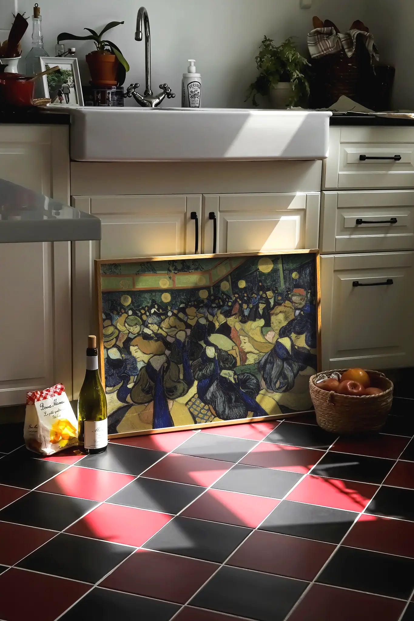 Vincent van Gogh - The Dance Hall In Arles #50 vintage print by GalleryInk.Art