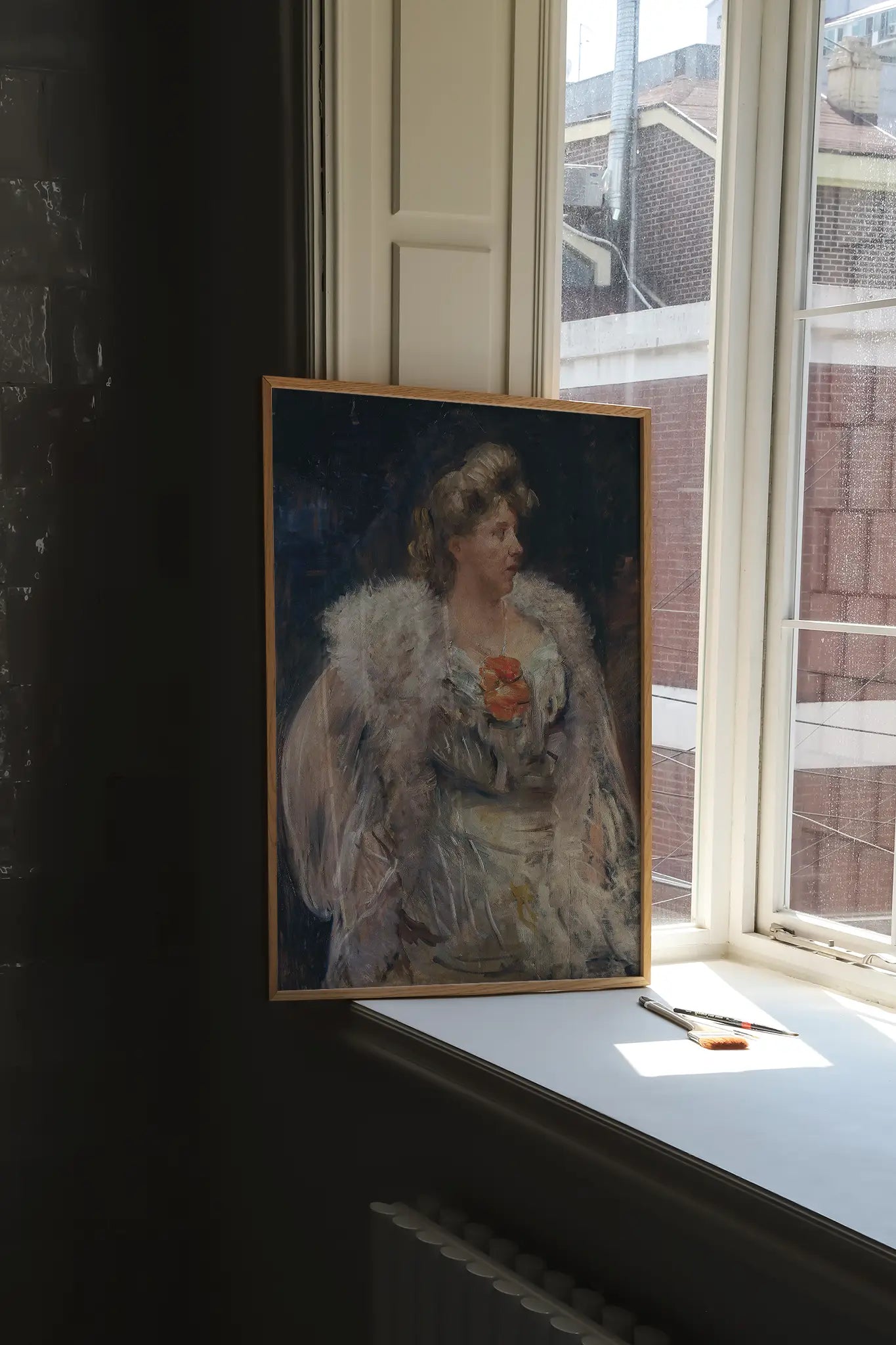 Lovis Corinth - The singer Frieda Halbe #74 poster print