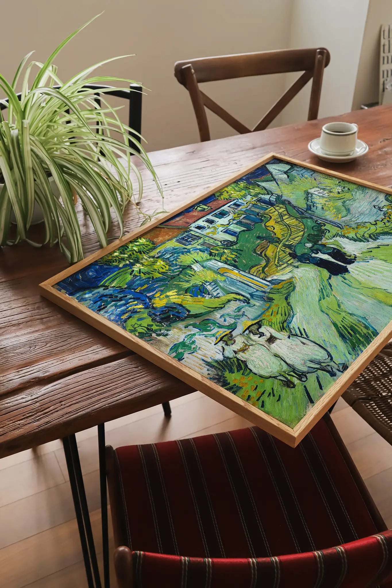 Vincent van Gogh - Stairway at Auvers #20 vintage print by GalleryInk.Art