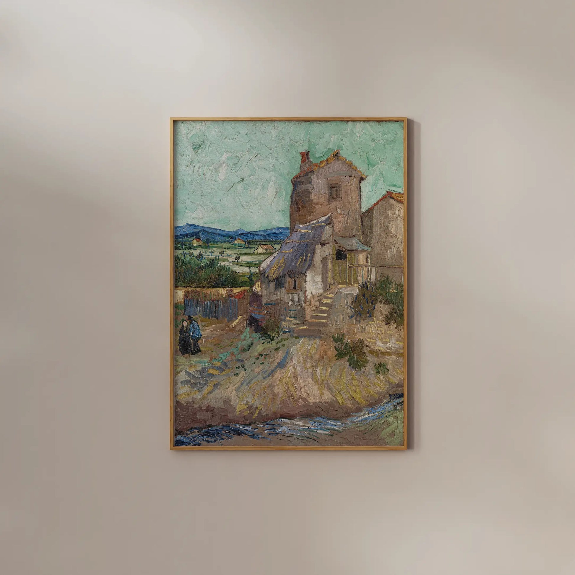 Vincent Van Gogh - La Maison de la Crau #124 a beautiful painting reproduction by GalleryInk.Art