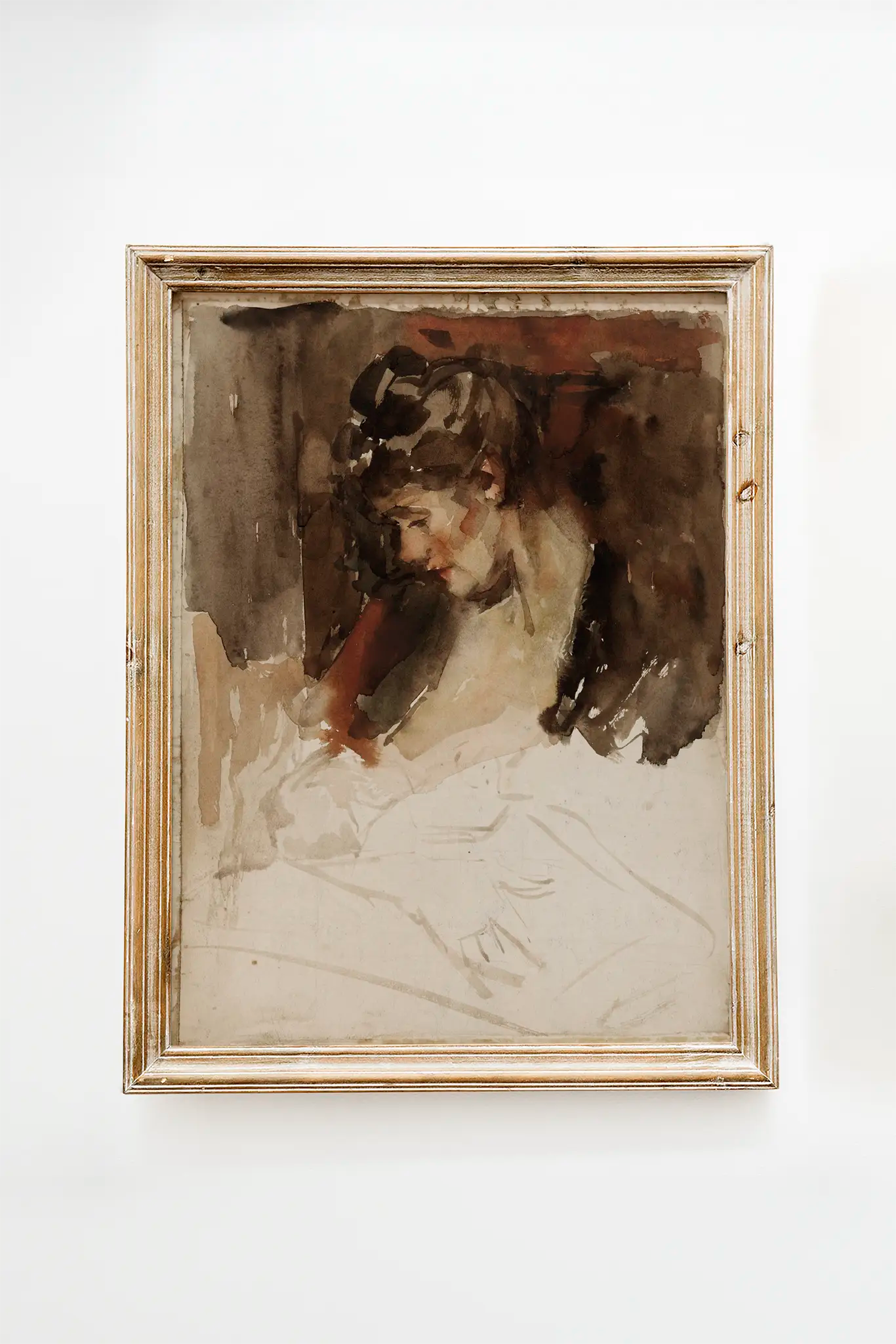 Willem Steenhoff - The Wife With Her Child At Her Breast #32 poster print