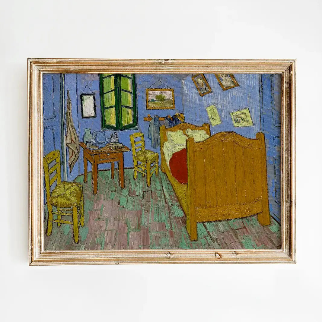 Vincent van Gogh - The Bedroom #32 a beautiful painting reproduction printed by GalleryInk.Art