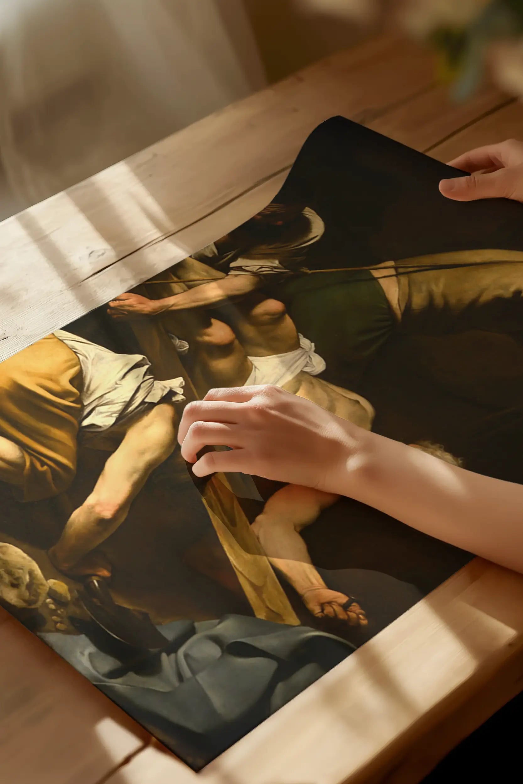 Caravaggio - Crucifixion of St. Peter #42 a beautiful painting reproduction by GalleryInk.Art