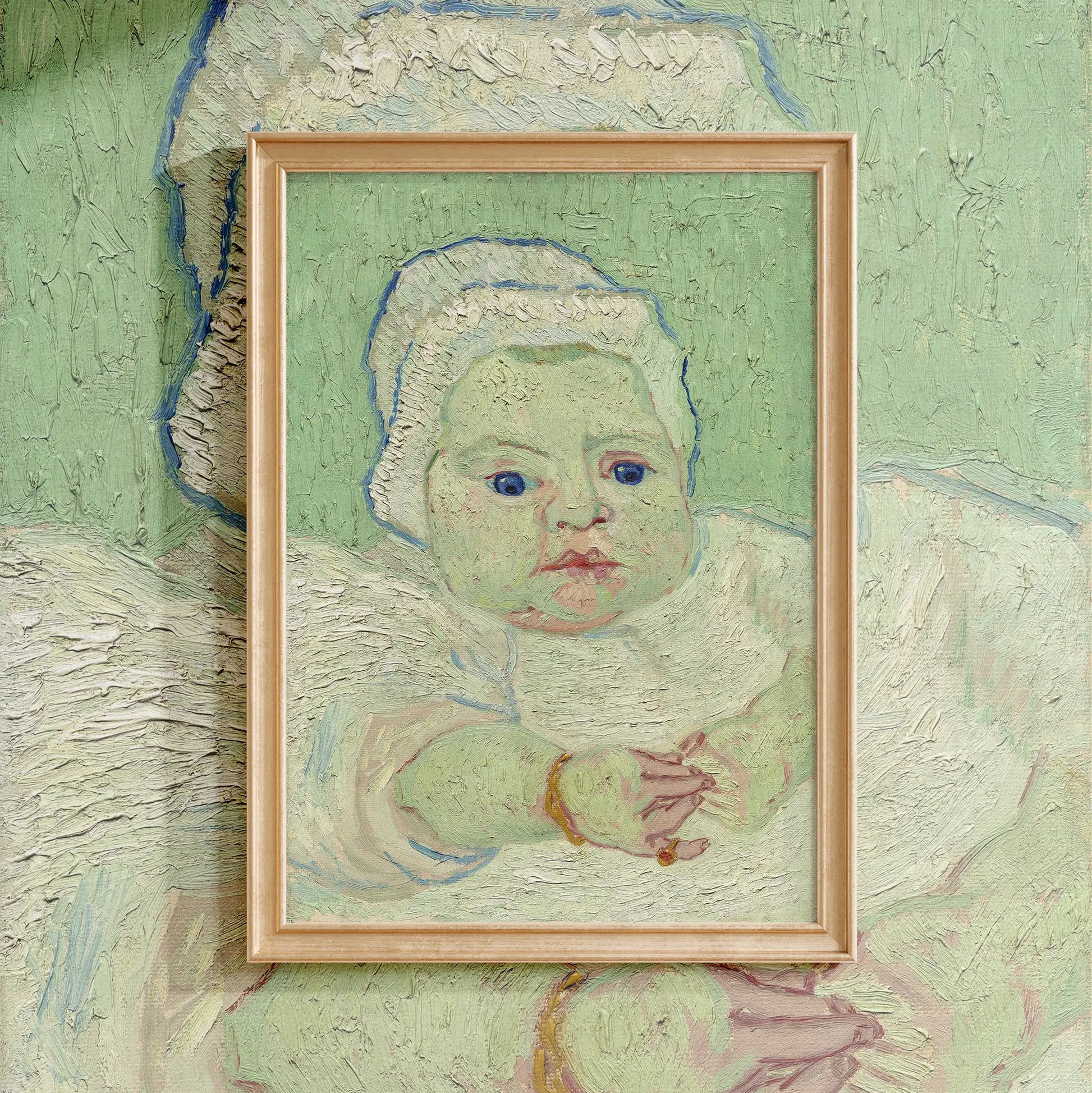 Vincent Van Gogh - Roulin’s Baby #6 a beautiful painting reproduction by GalleryInk.Art