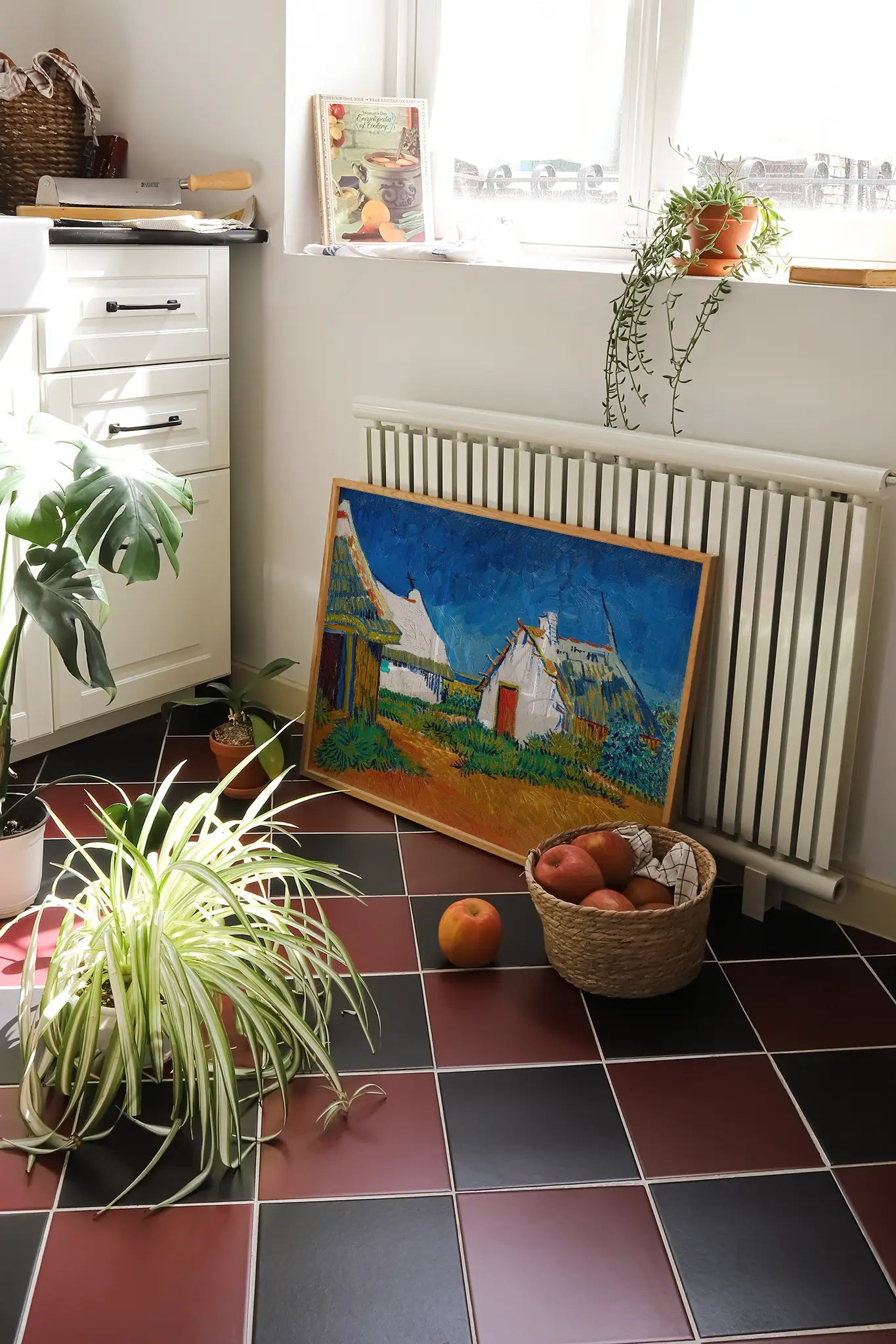 Vincent van Gogh - Three white cottages in Saintes-Maries #129 vintage print by GalleryInk.Art