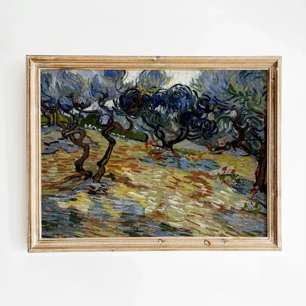 Vincent van Gogh - Olive Trees #57 a beautiful painting reproduction printed by GalleryInk.Art