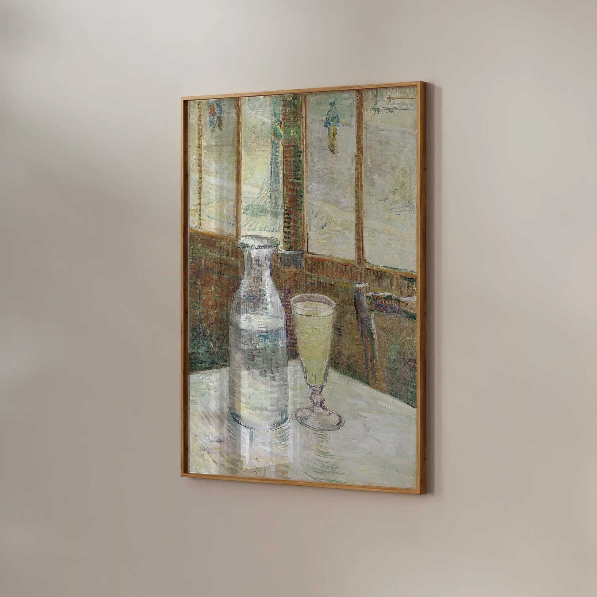Vincent Van Gogh - Café table with absinth #196 a beautiful painting reproduction by GalleryInk.Art