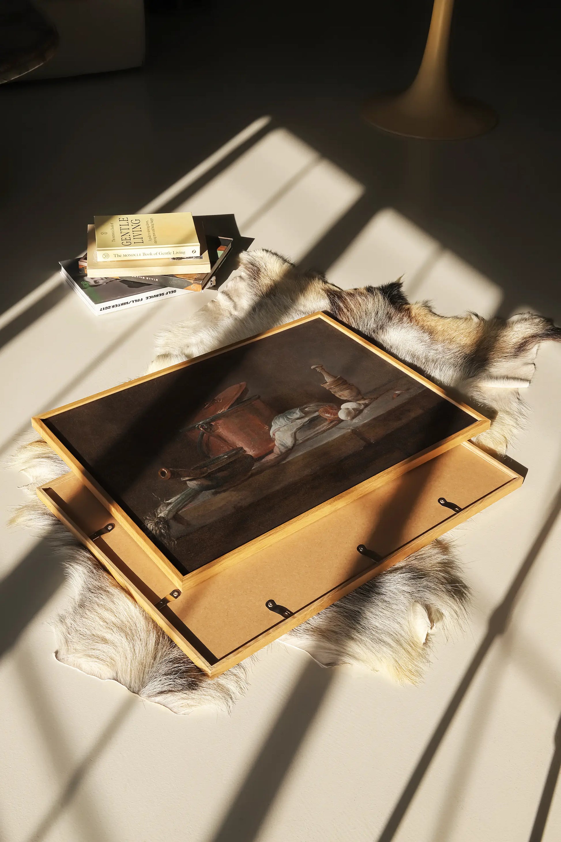 Jean-Siméon Chardin - Kitchen Utensils #76 a beautiful winter painting reproduction printed by GalleryInk.Art
