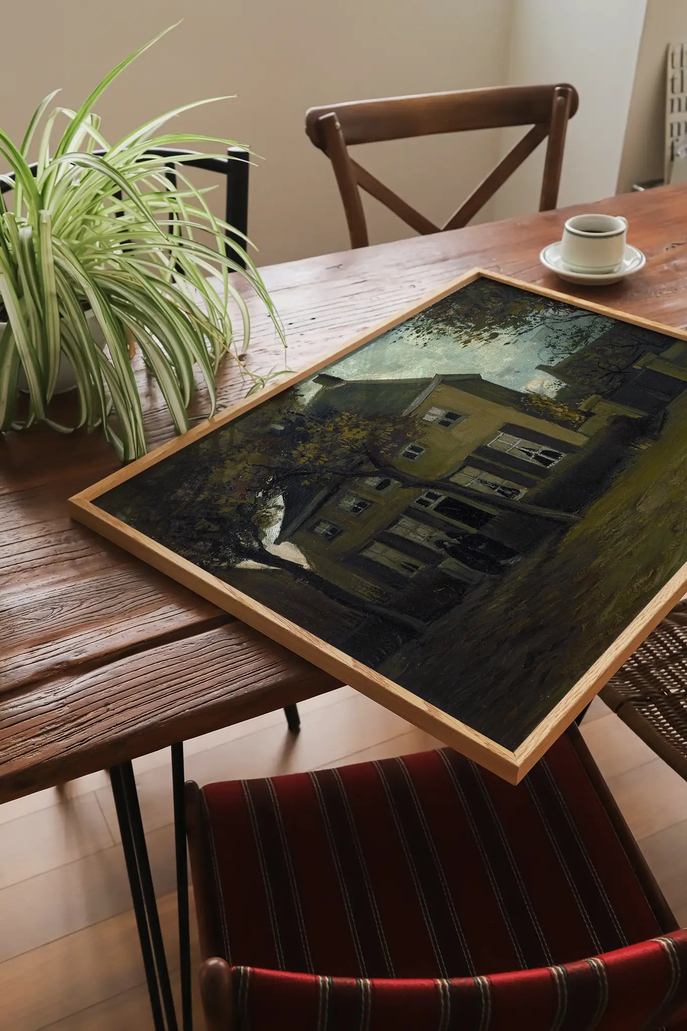 Vincent van Gogh - The vicarage at Nuenen #170 vintage print by GalleryInk.Art