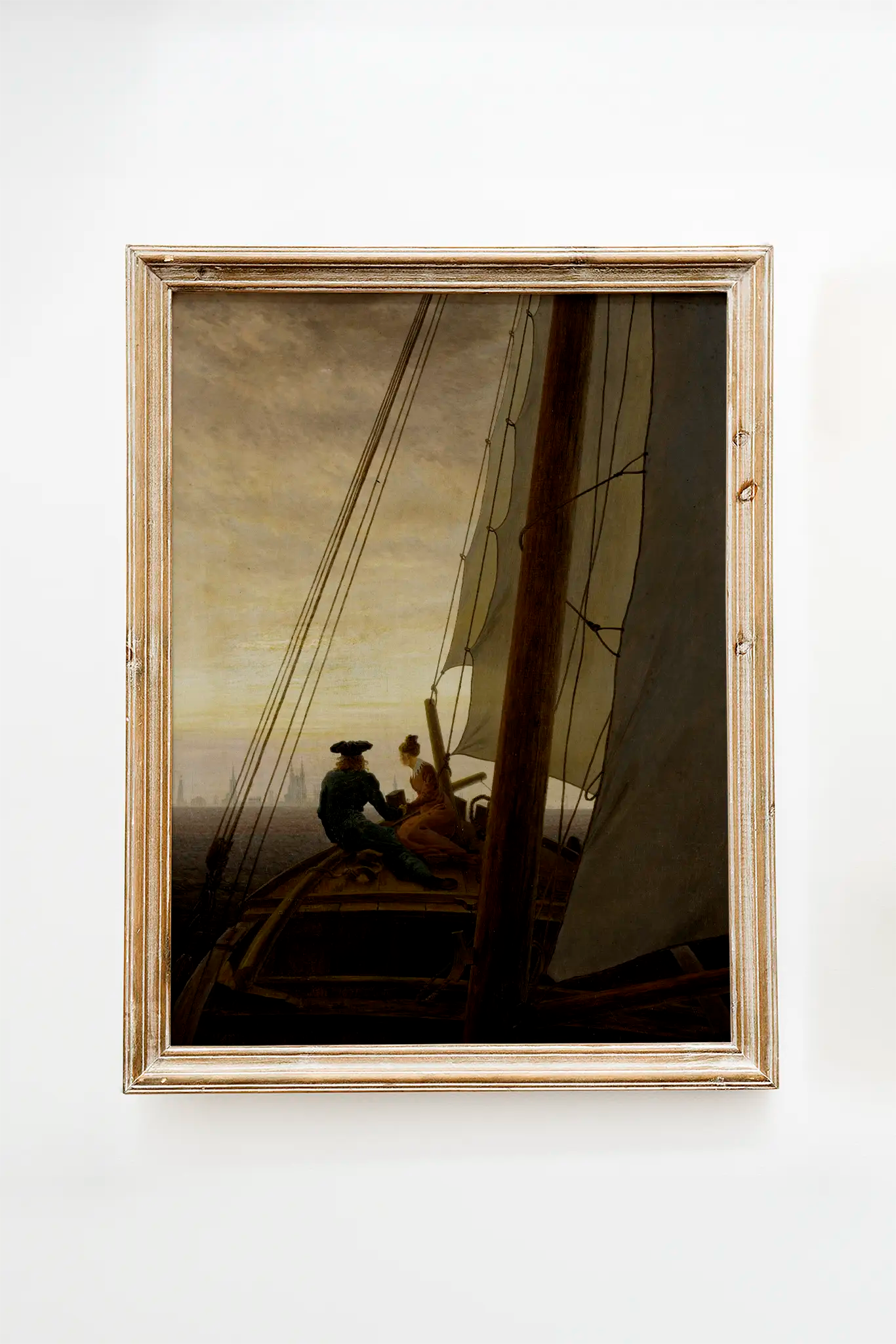 Caspar David Friedrich - On the Sailing Boat #44 poster print