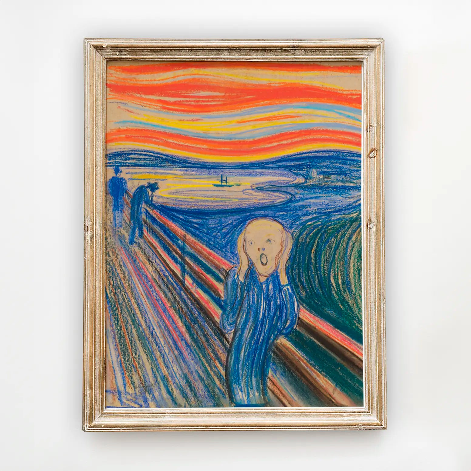 Edvard Munch - The Scream #81 a beautiful painting reproduction by GalleryInk.Art