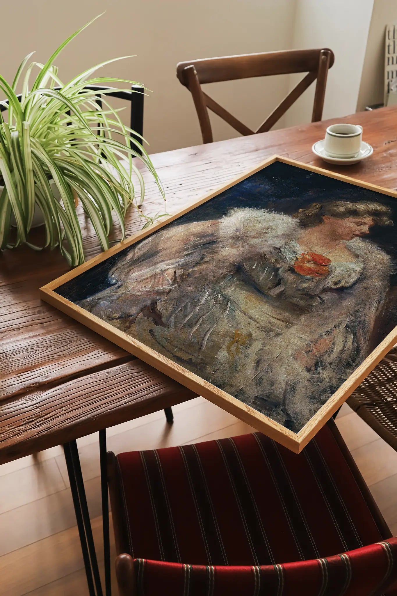 Lovis Corinth - The singer Frieda Halbe #74 poster print