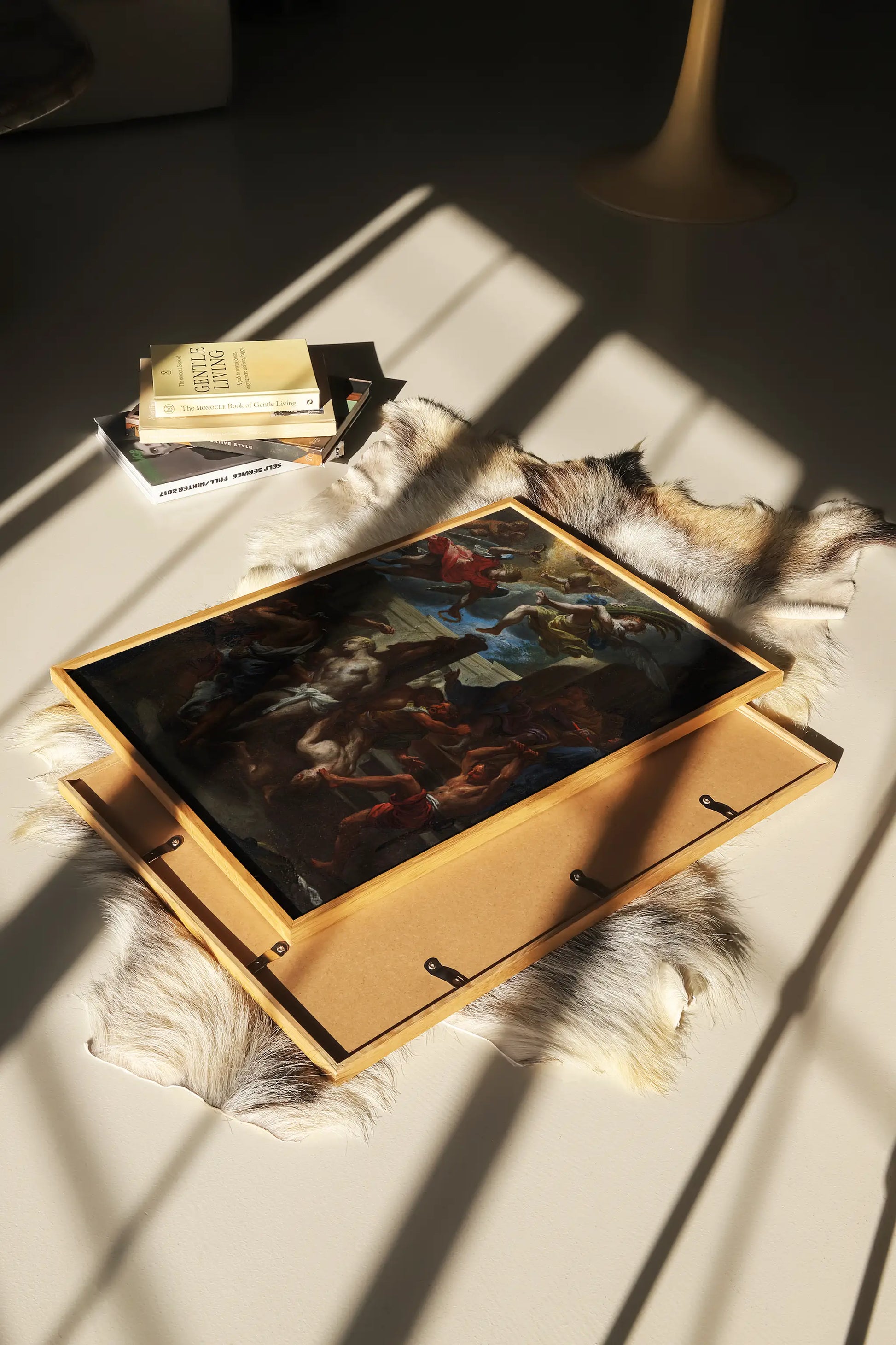 Roman School - The Flagellation Of Christ #14 a beautiful painting reproduction printed by GalleryInk.Art, a store providing religious wall art prints