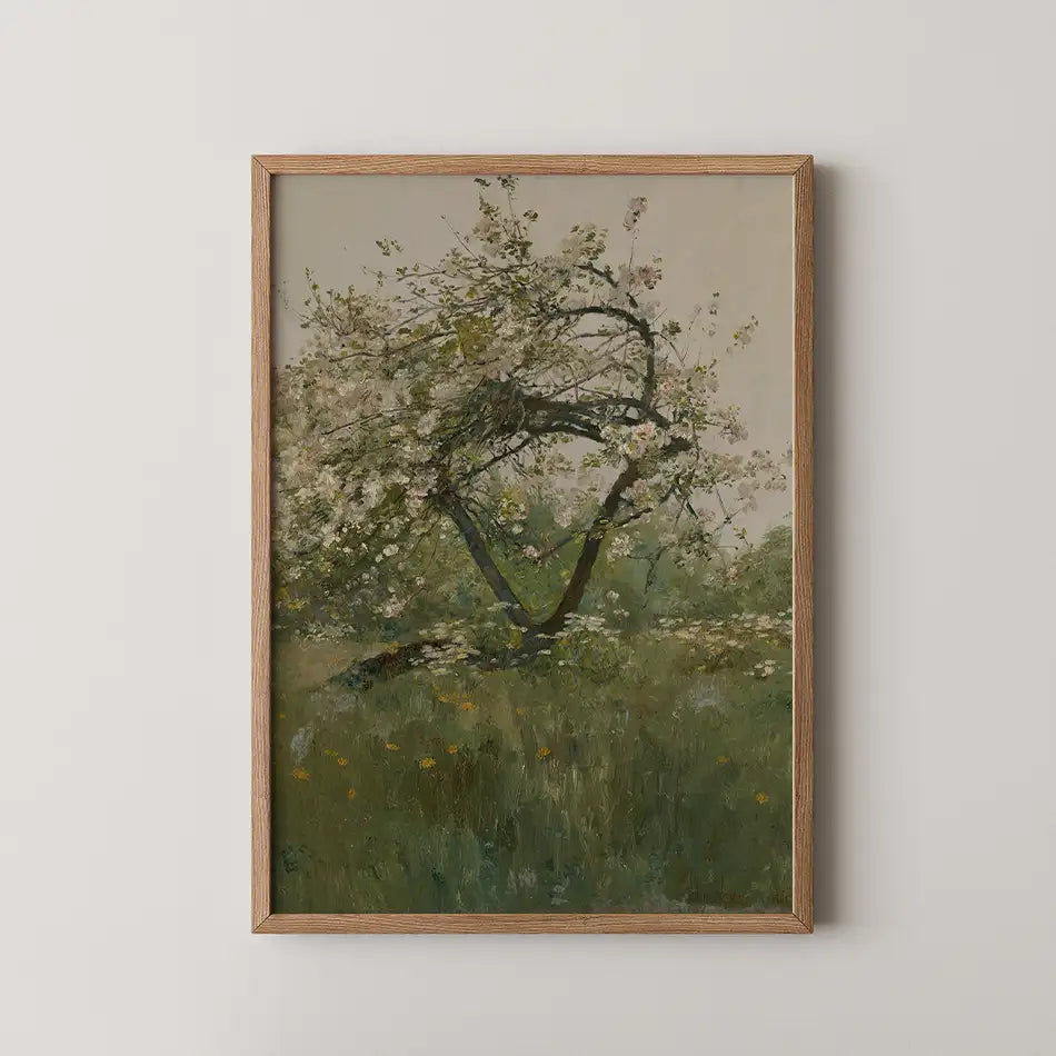 Peach Blossoms by Childe Hassam - Fine Art Print