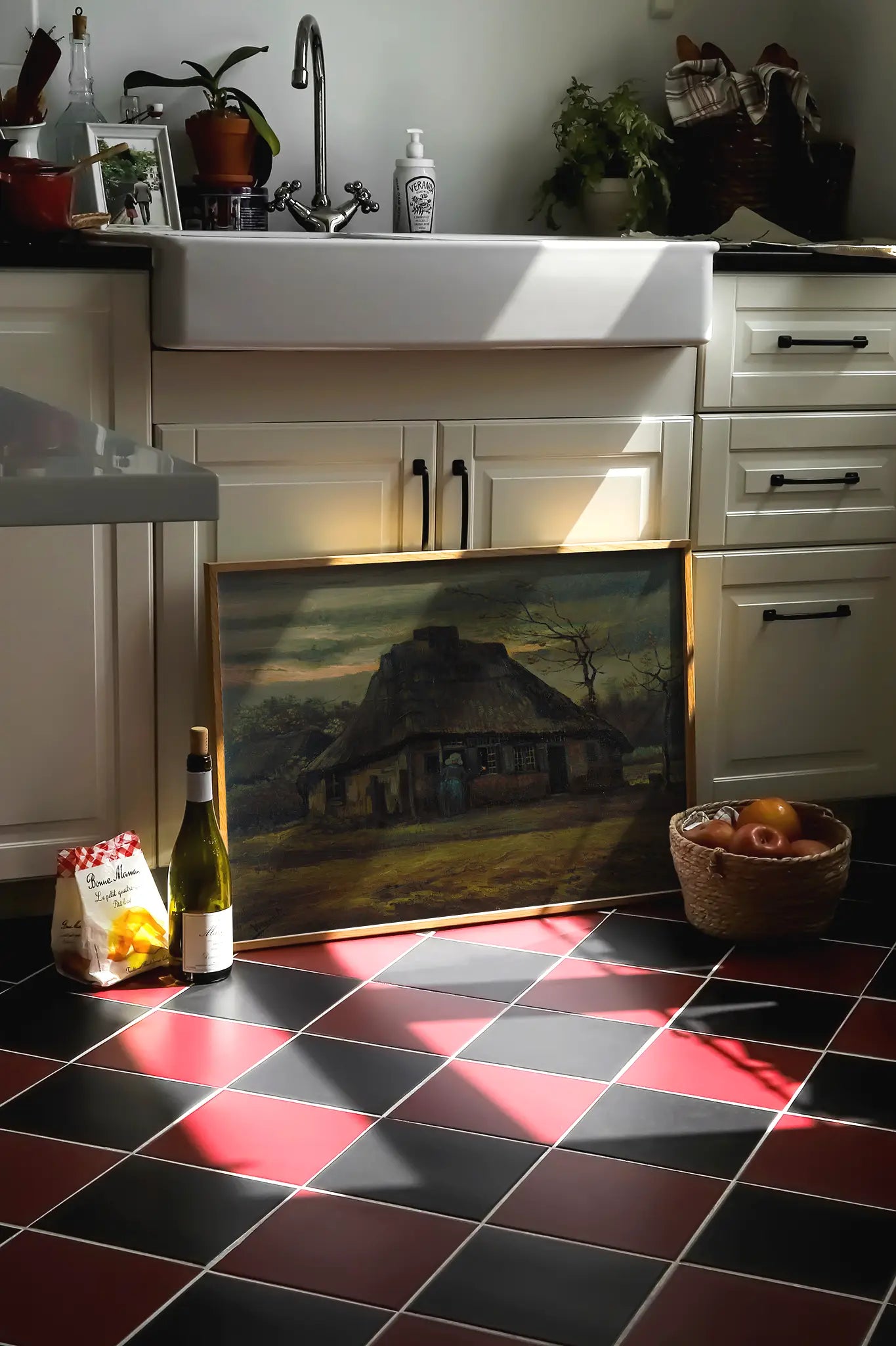 Vincent van Gogh - The cottage #164 vintage print by GalleryInk.Art
