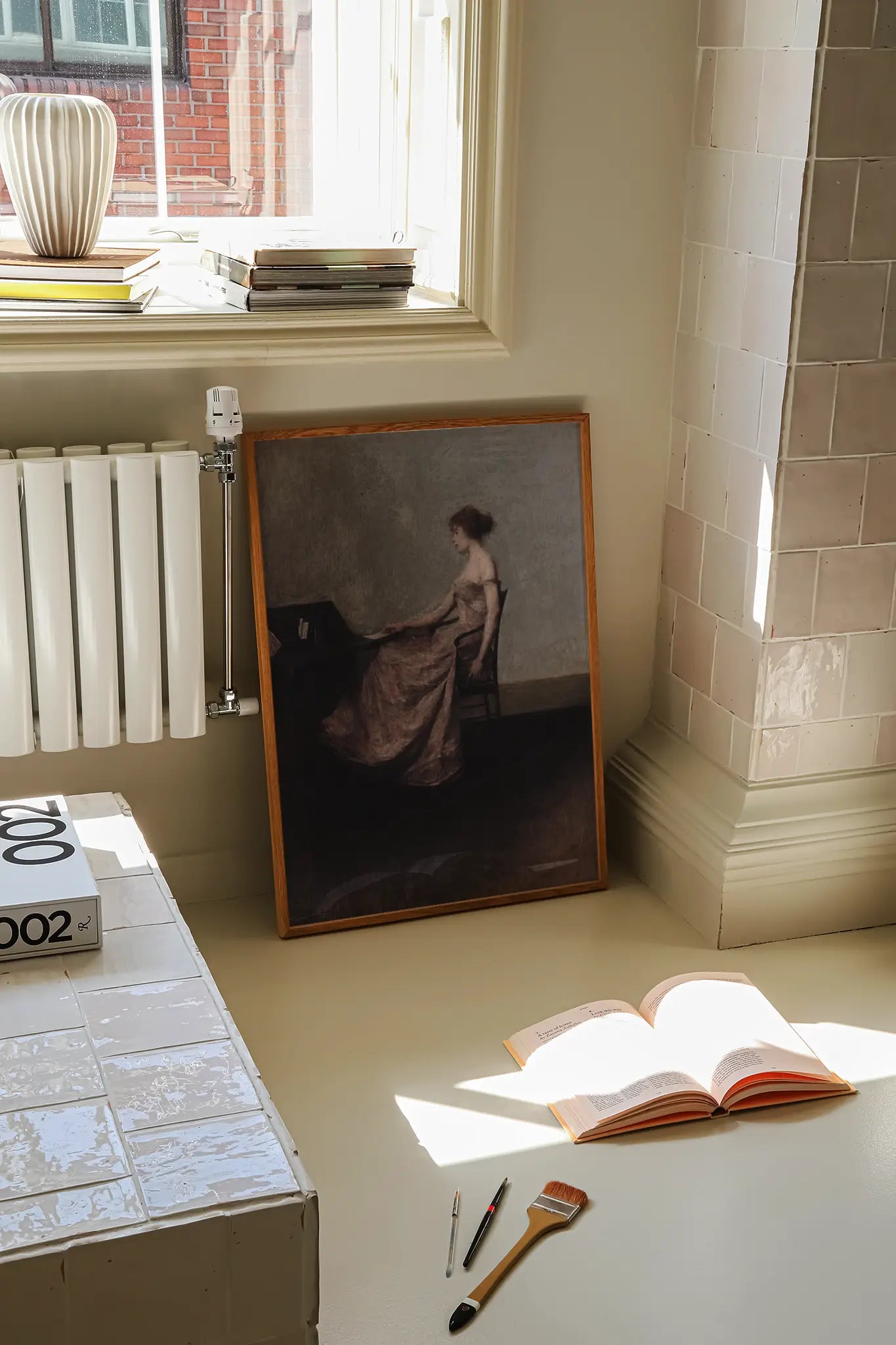 Thomas Wilmer Dewing - The Letter #9 poster print