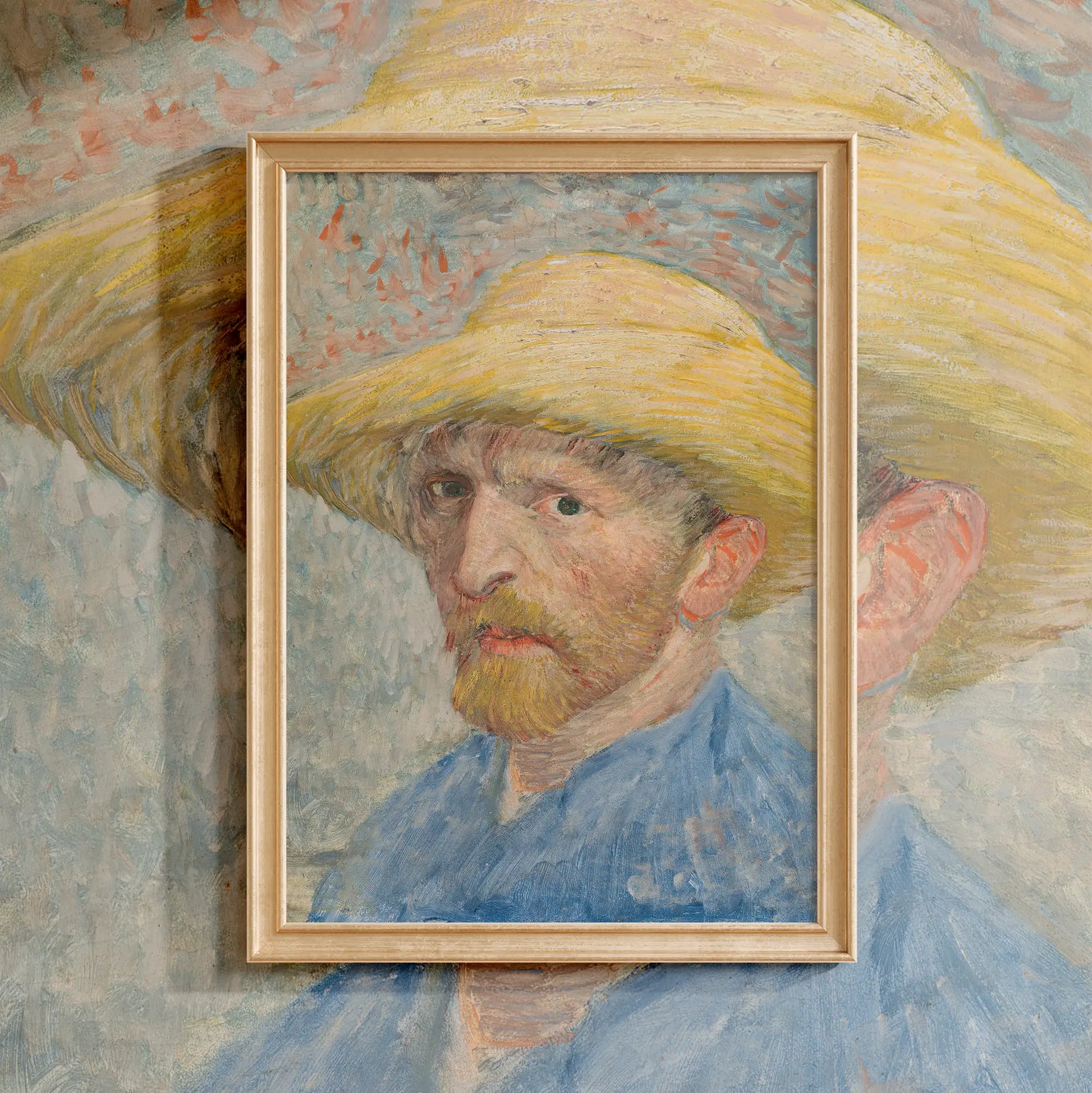 Vincent Van Gogh - Self-Portrait #87 a beautiful painting reproduction by GalleryInk.Art