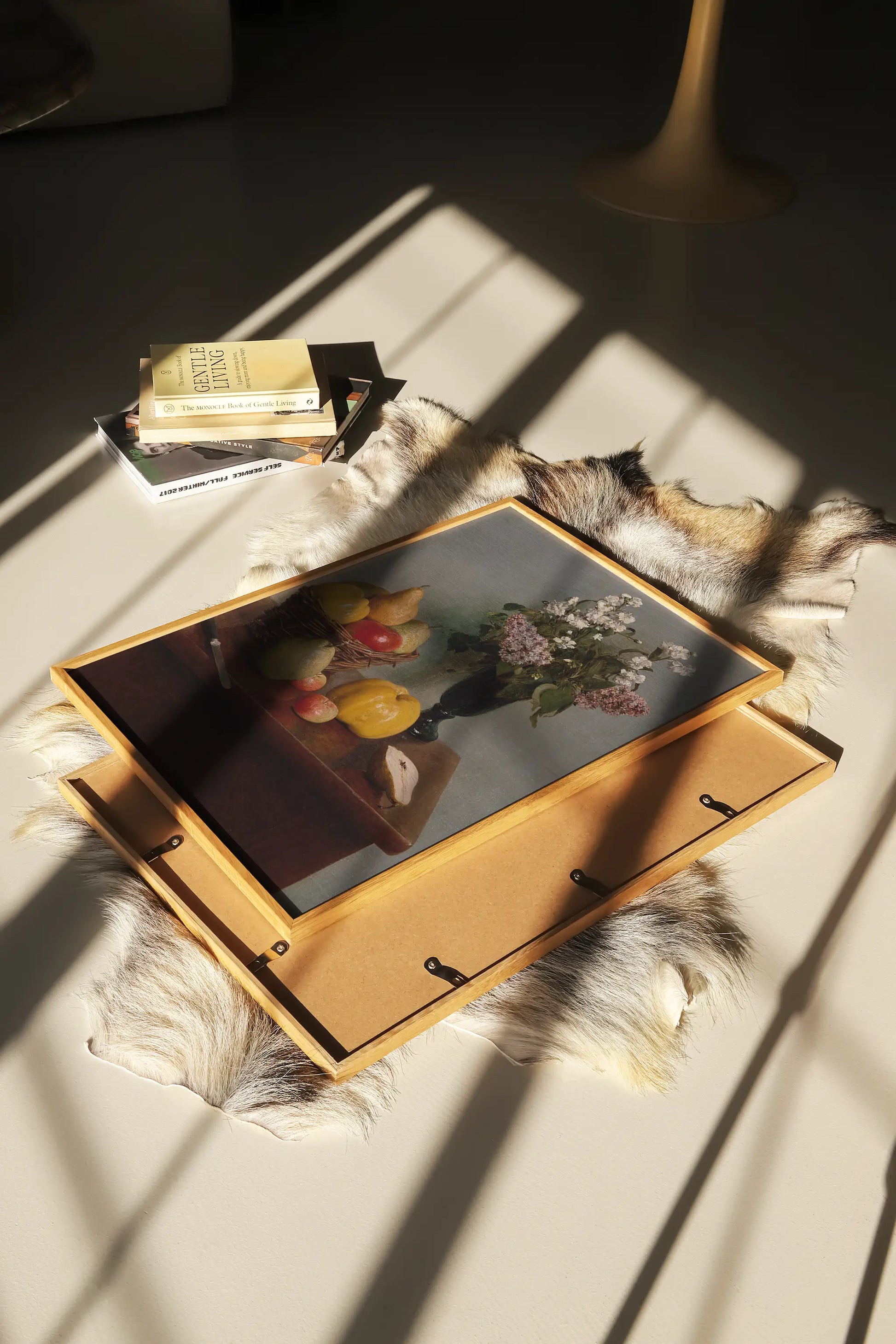 Henri Fantin-Latour - Still Life with Flowers and Fruit #54 a beautiful painting reproduction printed by GalleryInk.Art, a store providing still life wall art prints